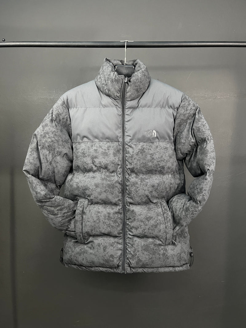 The North Face Gray Marble Puffer Jacket