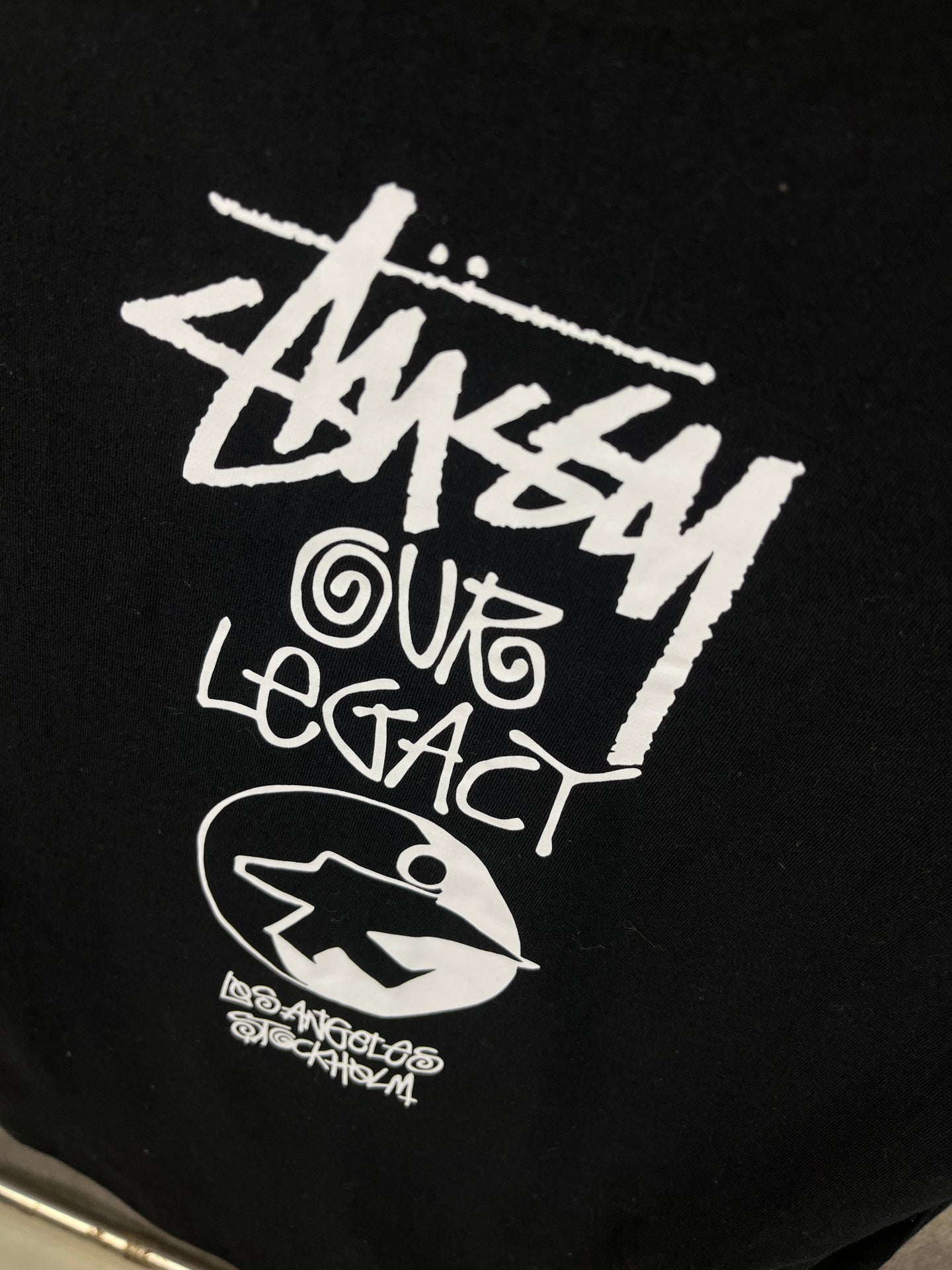 Stussy Black Tees