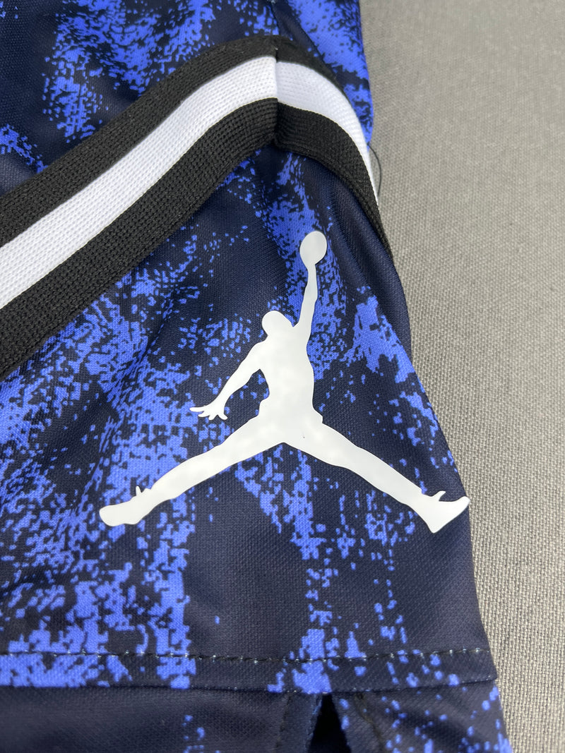 Jordan Blue Marble Diamond Shorts