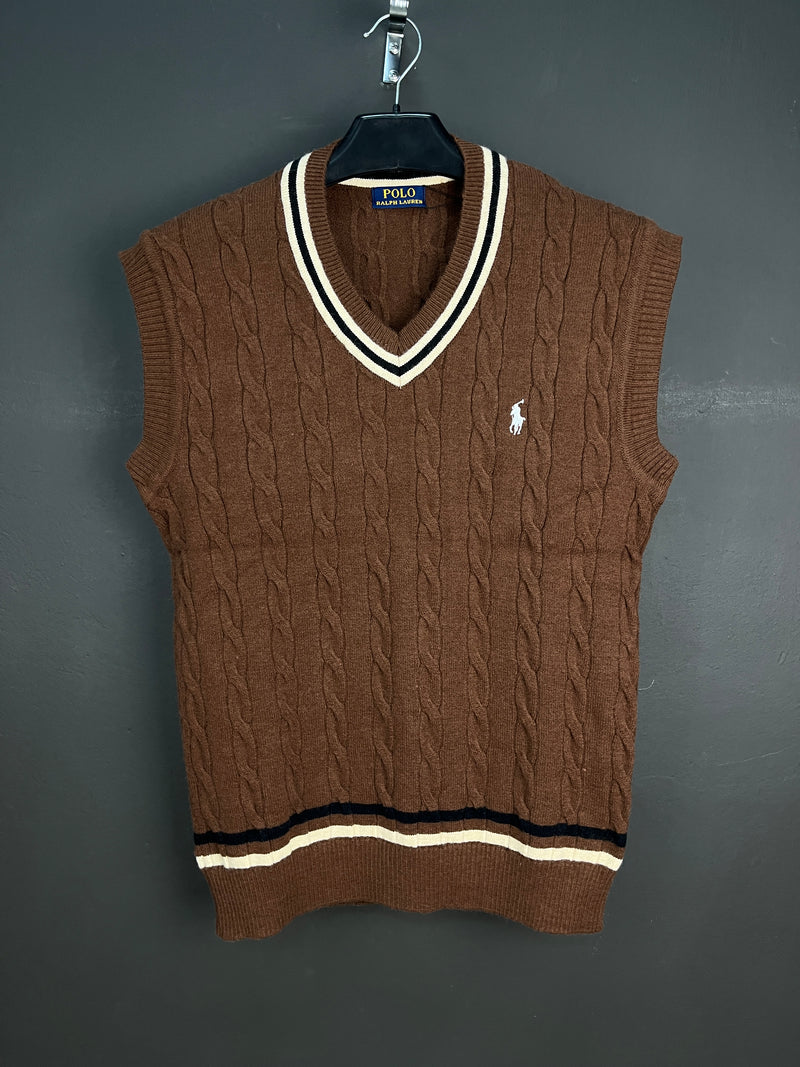 Ralph Lauren Soft Patterned Pull Over Brown