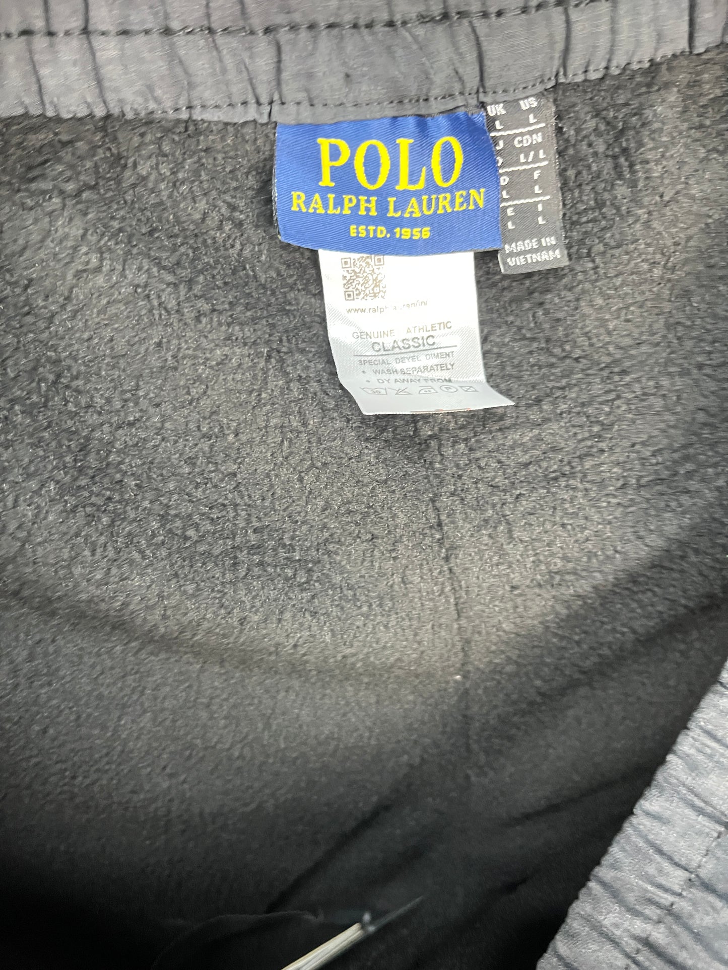 Ralph Lauren Black Inner Fleece Pants