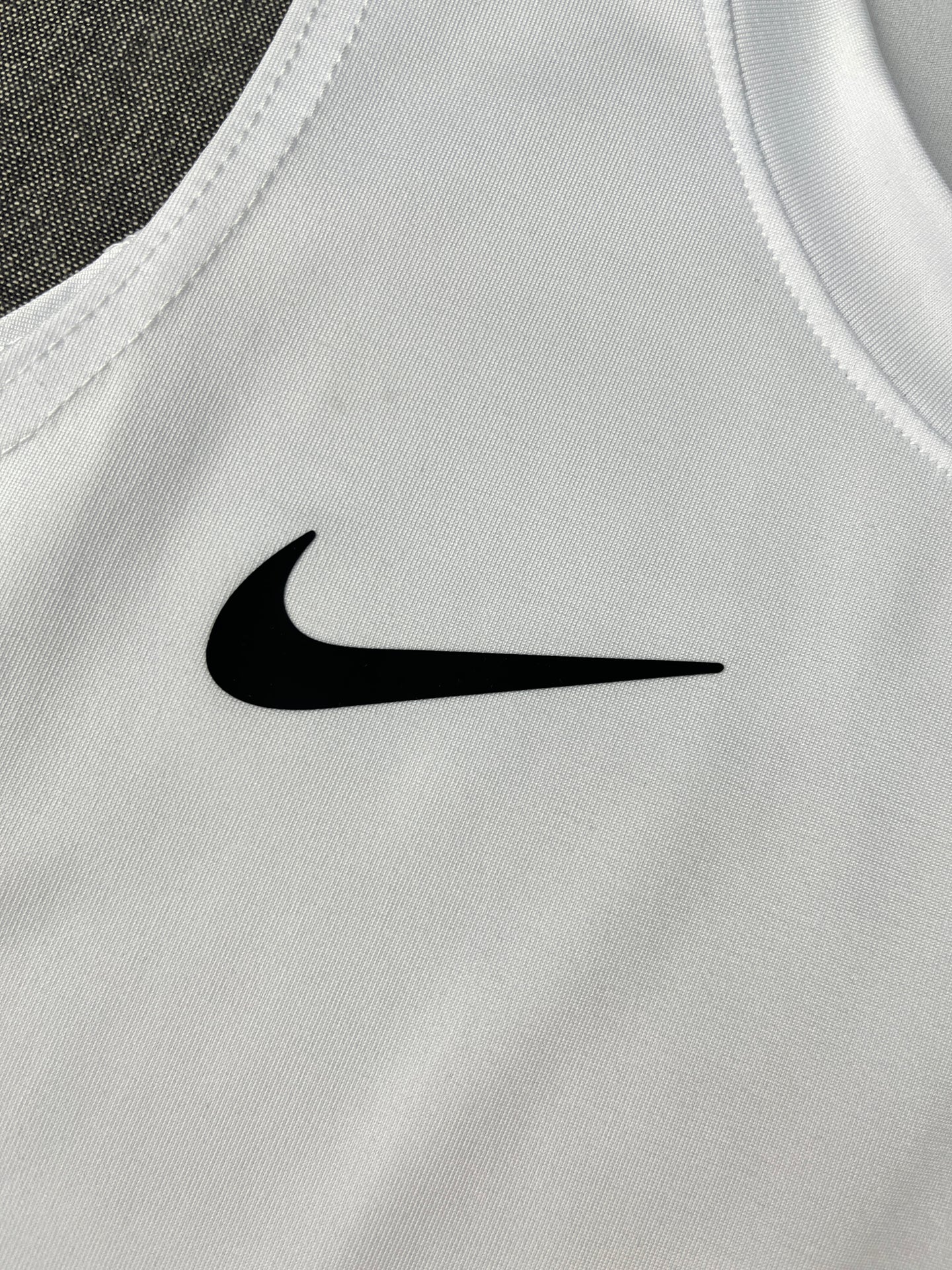 NBA White Sleeveless Compression Shirt