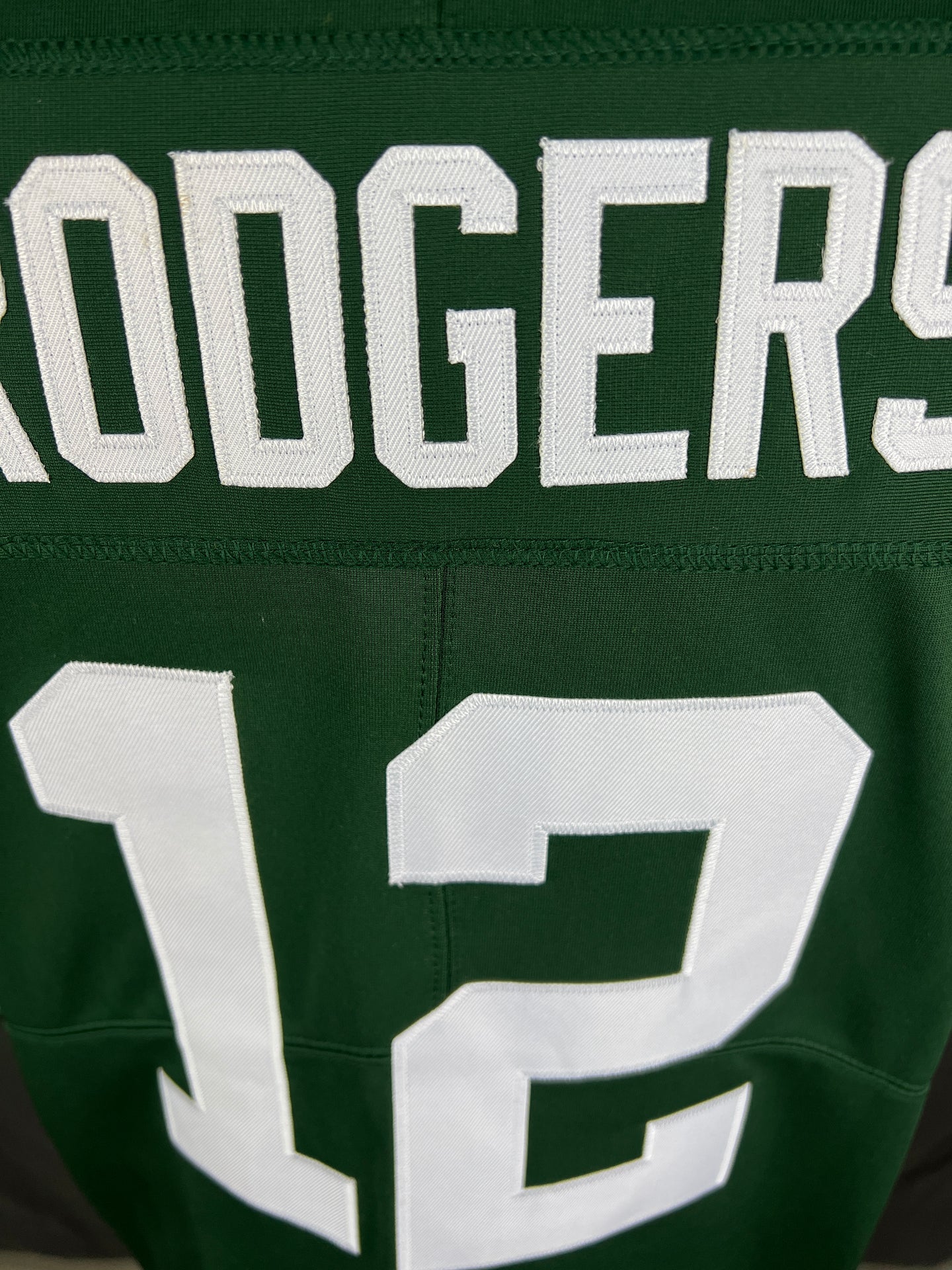 RODGERS 12 Green Packers Home NFL Jersey
