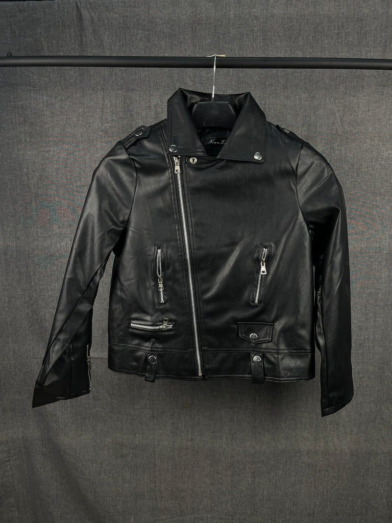 Women Black Leather Jacket