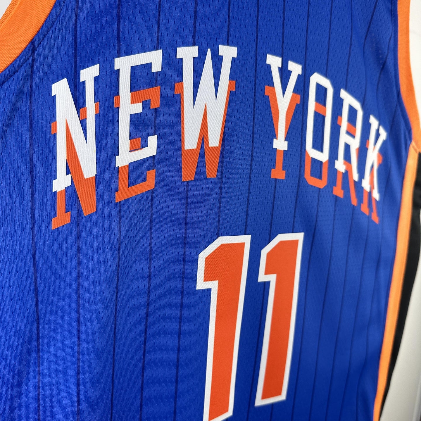 BRUNSON 11 New York Knicks Heat Pressed Edition NBA Jersey