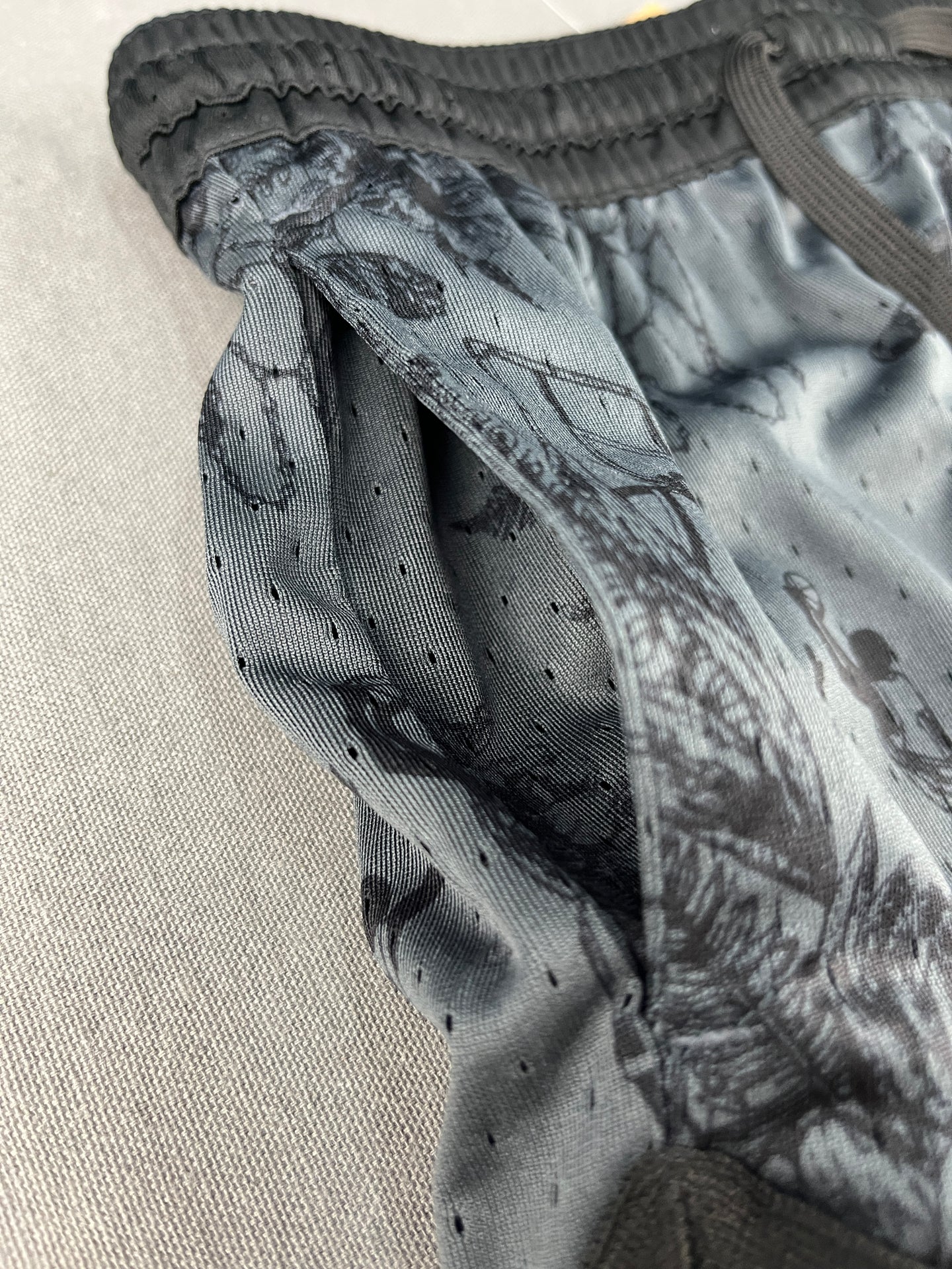 Jordan Black Floral Diamond Shorts