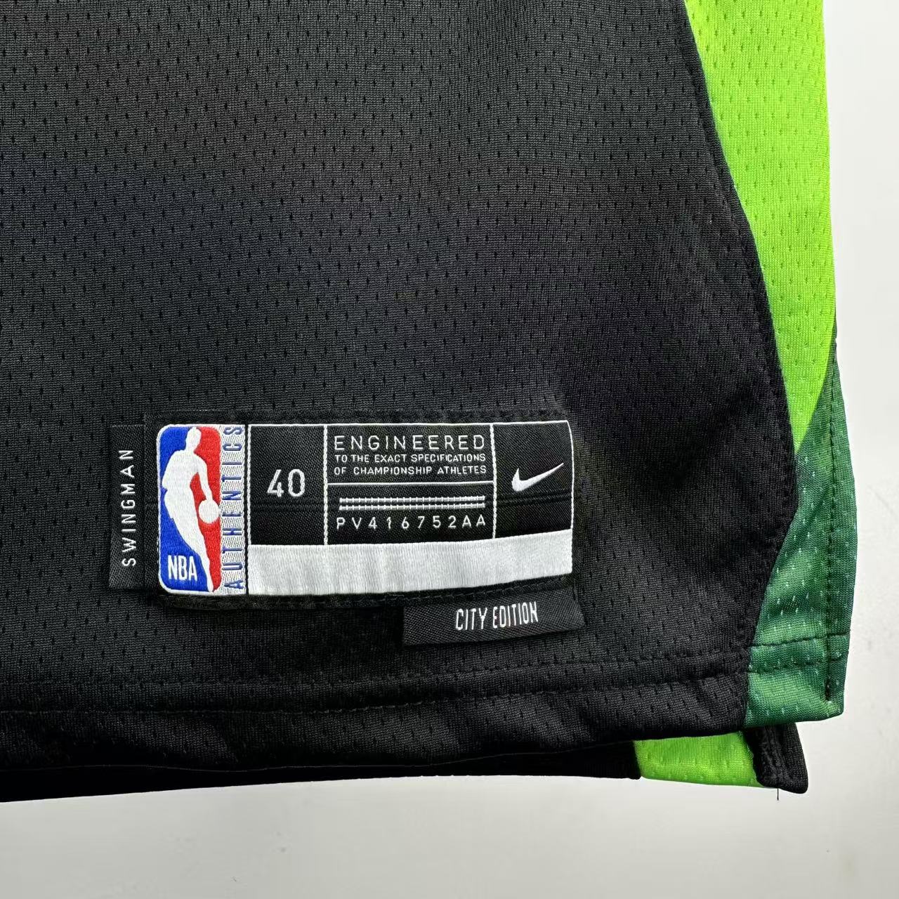 TATUM 0 Black Boston Celtics Heat Pressed Edition NBA Jersey