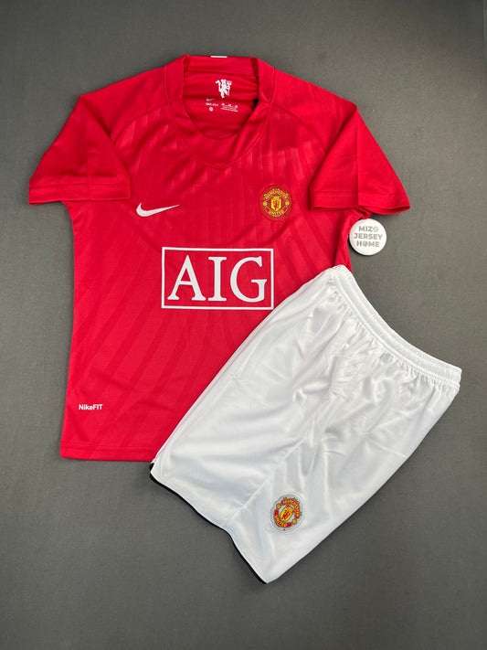 Manchester United Home 2008 Kids Retro Jersey