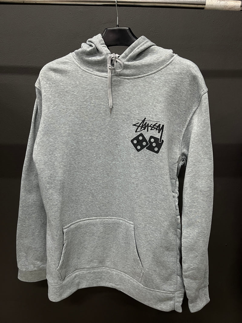Stussy 8 Ball Grey Hoodie