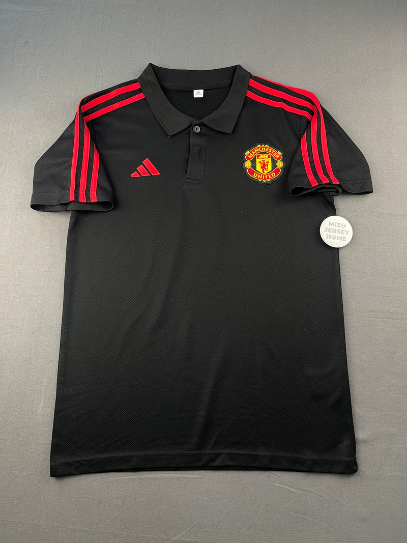 United Black & Red Polo