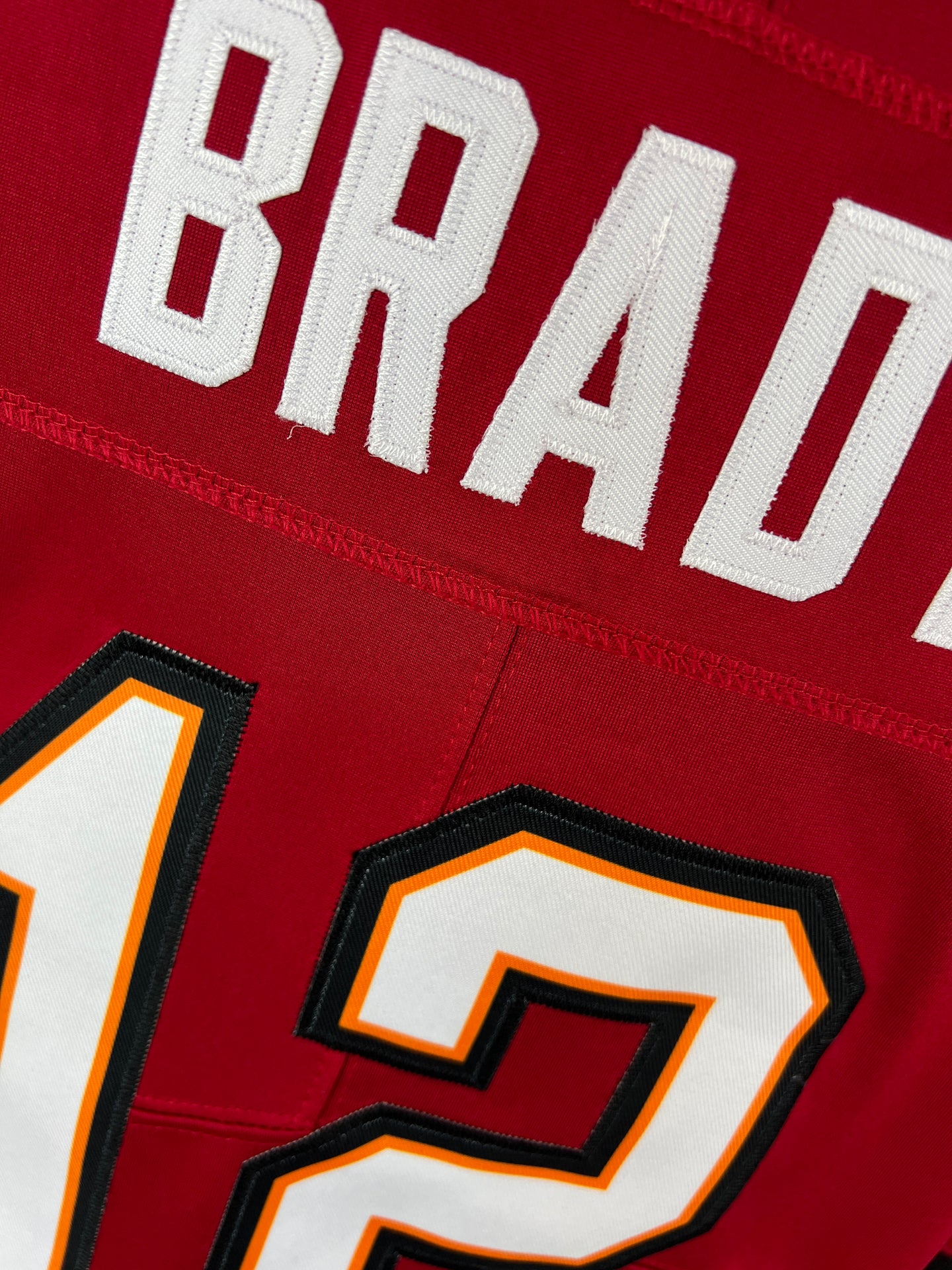 BRADY 12 Red Tampa Bay Buccaneers NFL Jersey