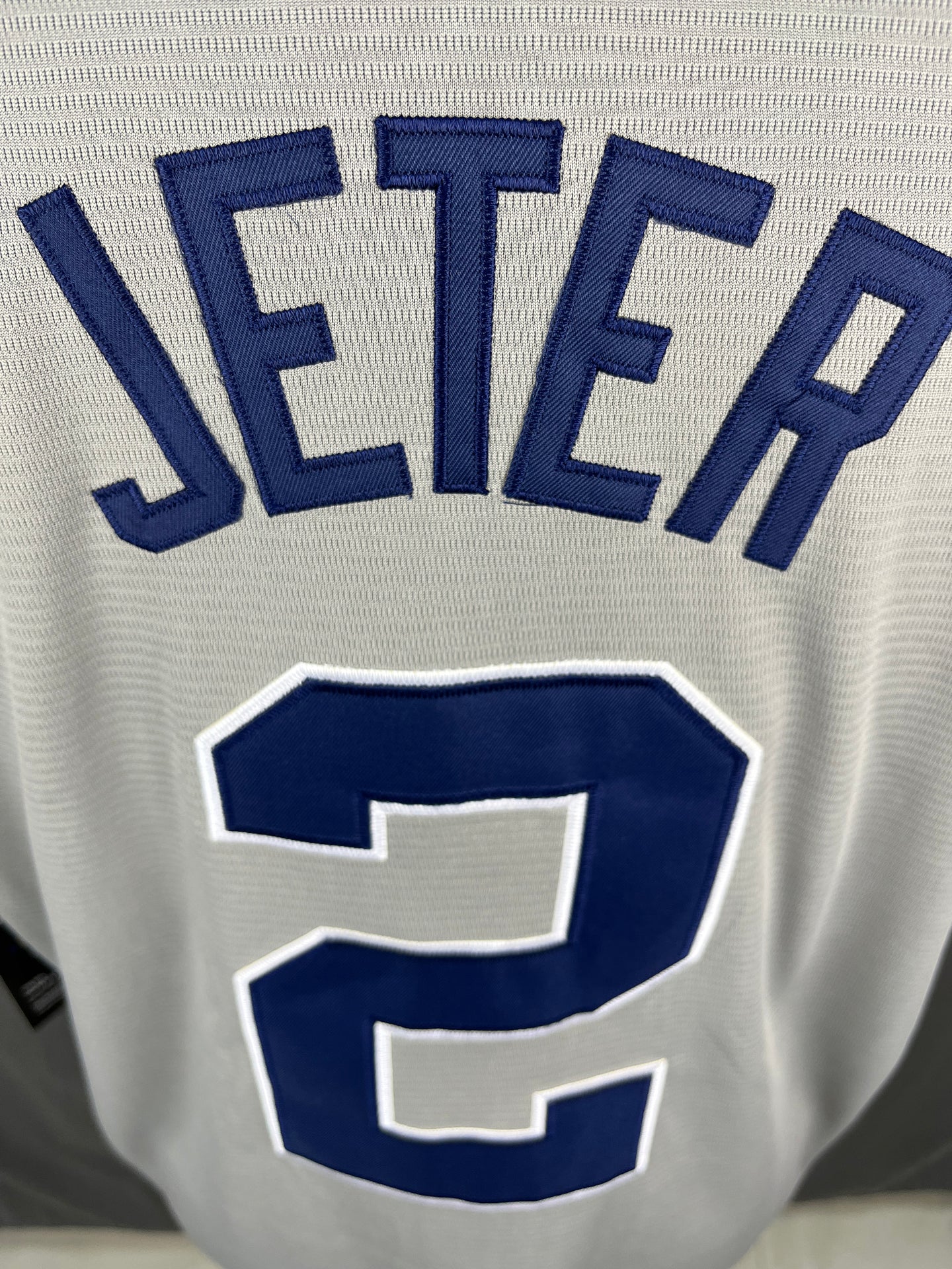 JETER 2 Grey New York MLB Jersey
