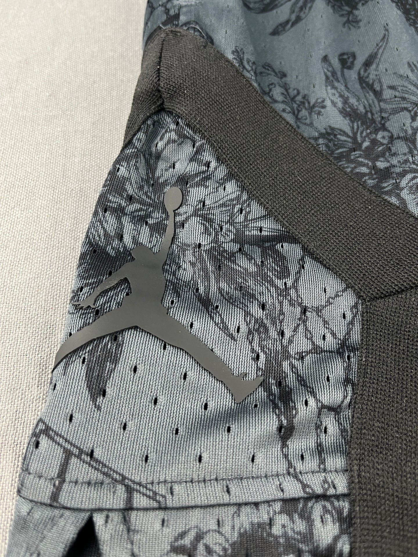 Jordan Black Floral Diamond Shorts