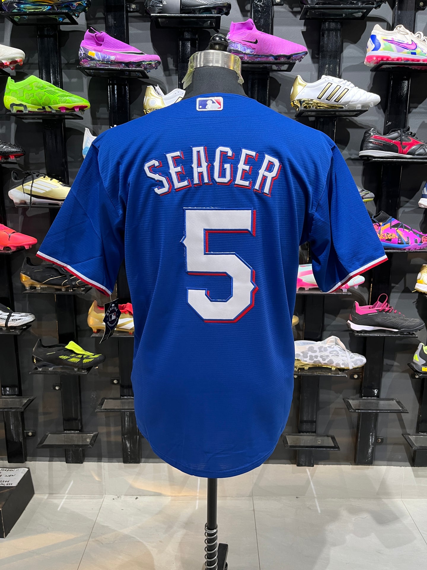 SEAGER 5 Blue Texas MLB Jersey