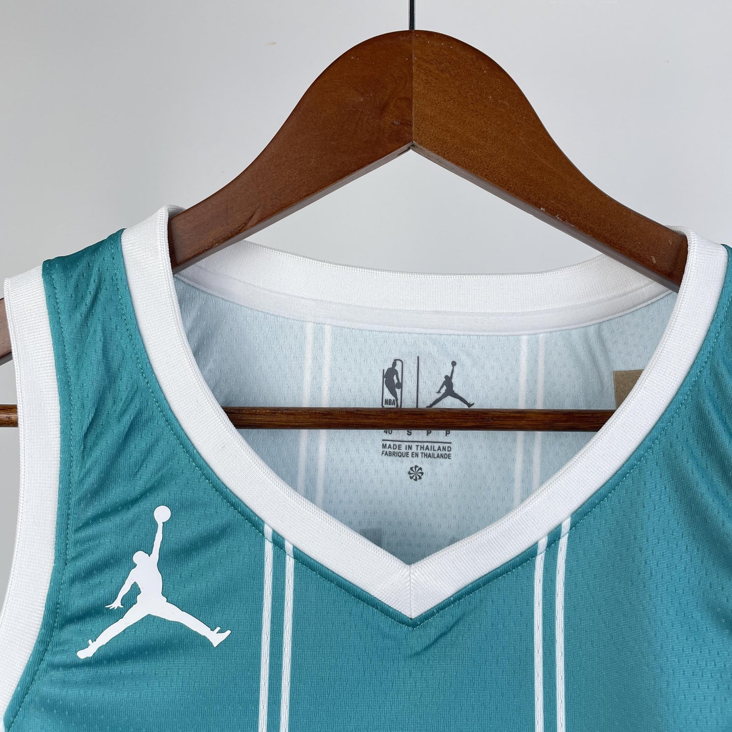 BALL 1 Blue Charlotte Hornets Heat Pressed Edition NBA Jersey