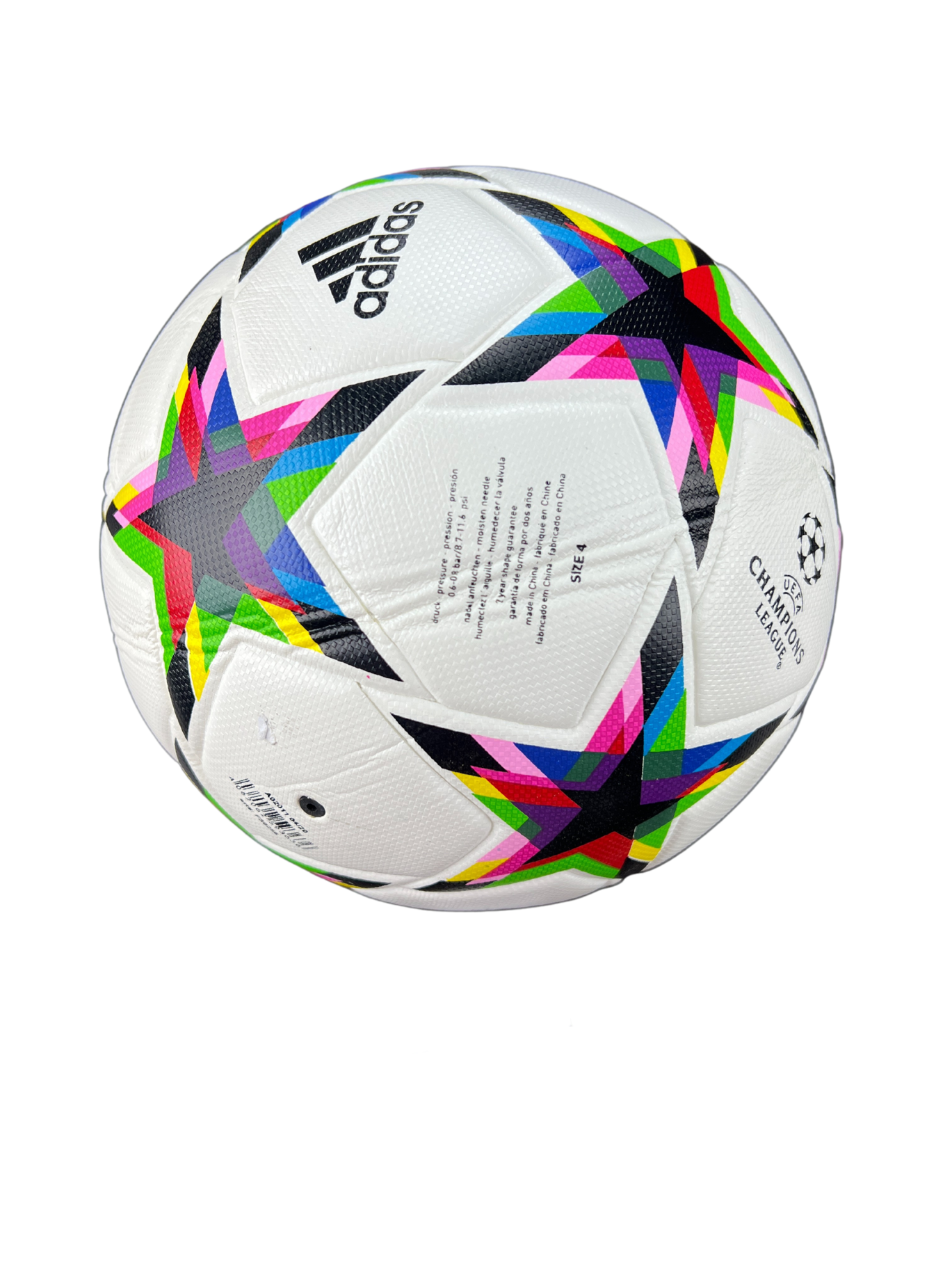 Adidas White UEFA Champions League Match Ball (SIZE 4)