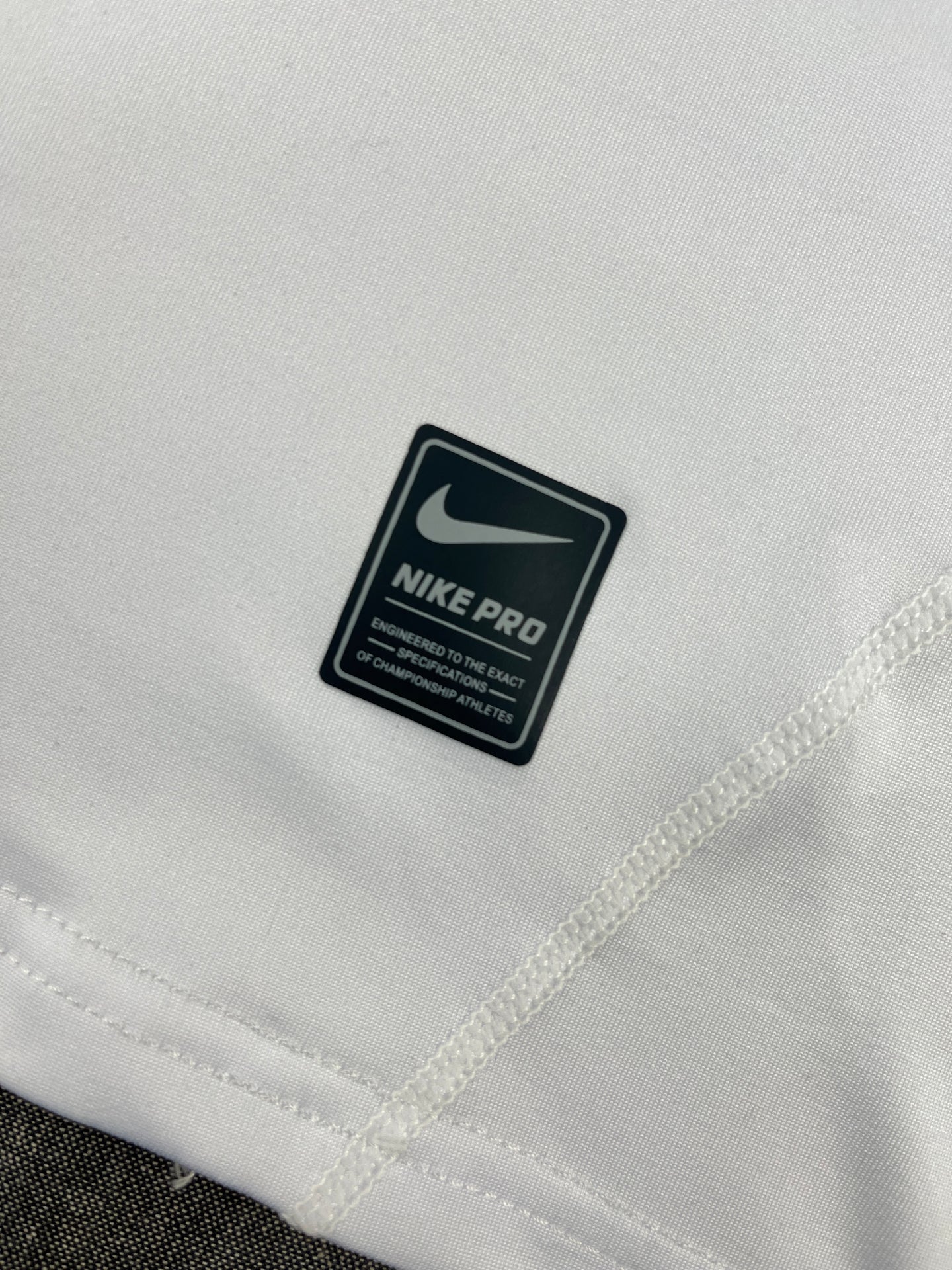 NBA White Sleeveless Compression Shirt