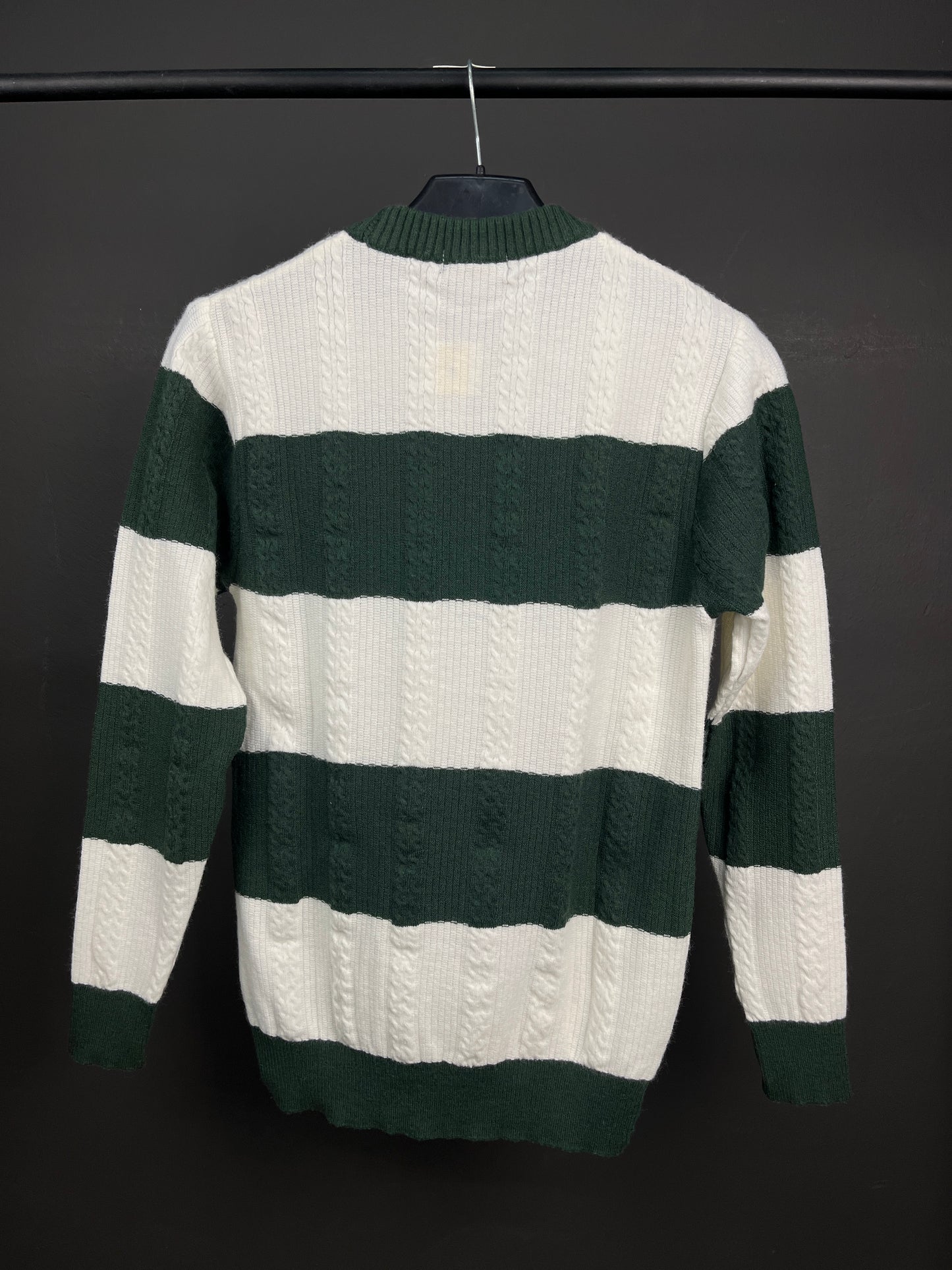 Ralph Lauren Soft Sweater Green & White