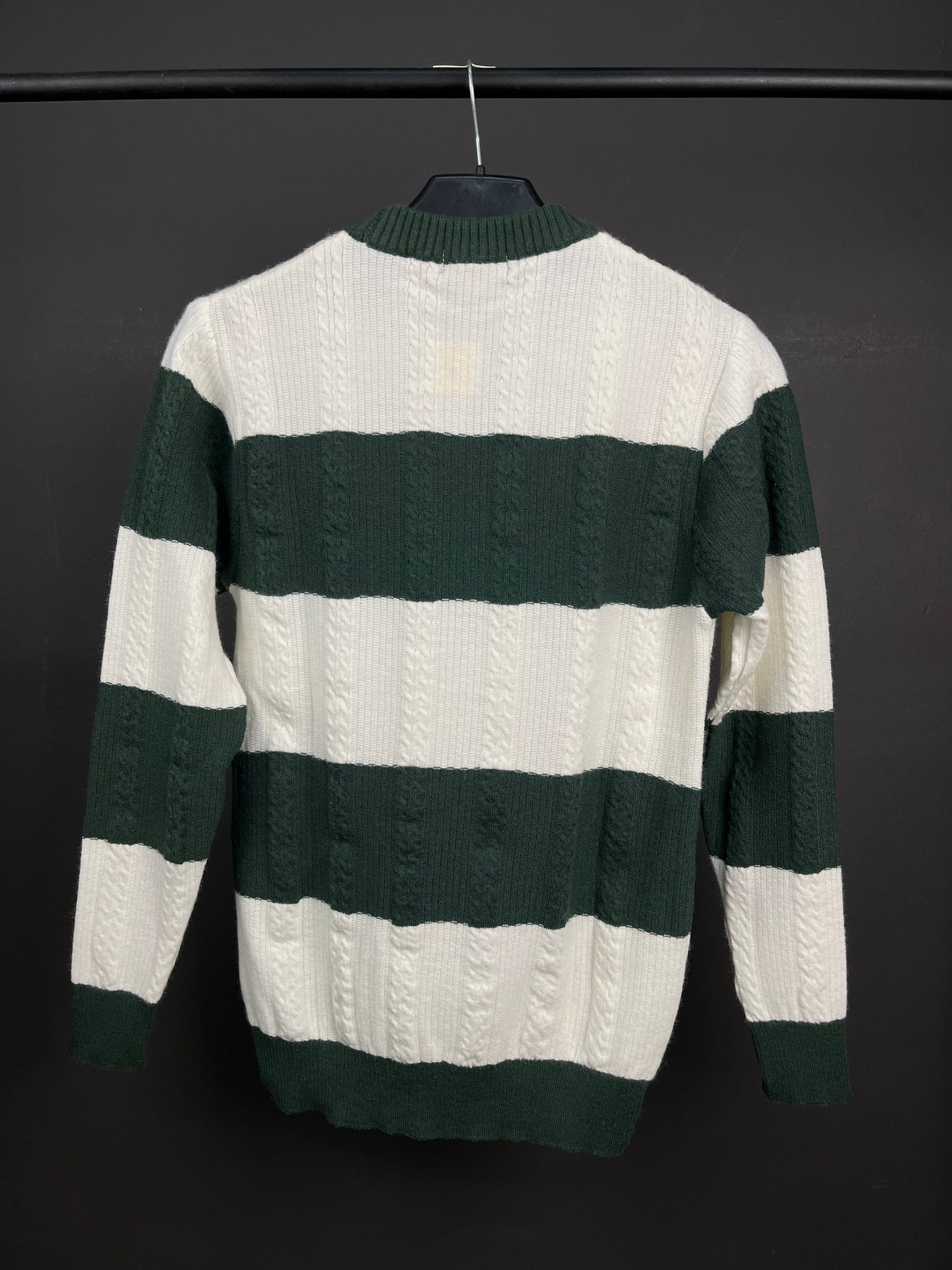 Ralph Lauren Soft Sweater Green & White