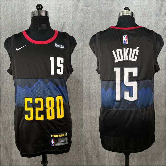 JOKIC 15 Black S280 Denver Nuggets NBA Jersey