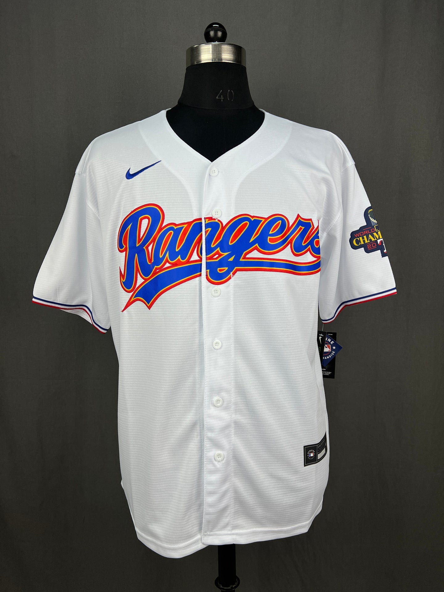 GARCIA 53 White Texas Rangers MLB Jersey