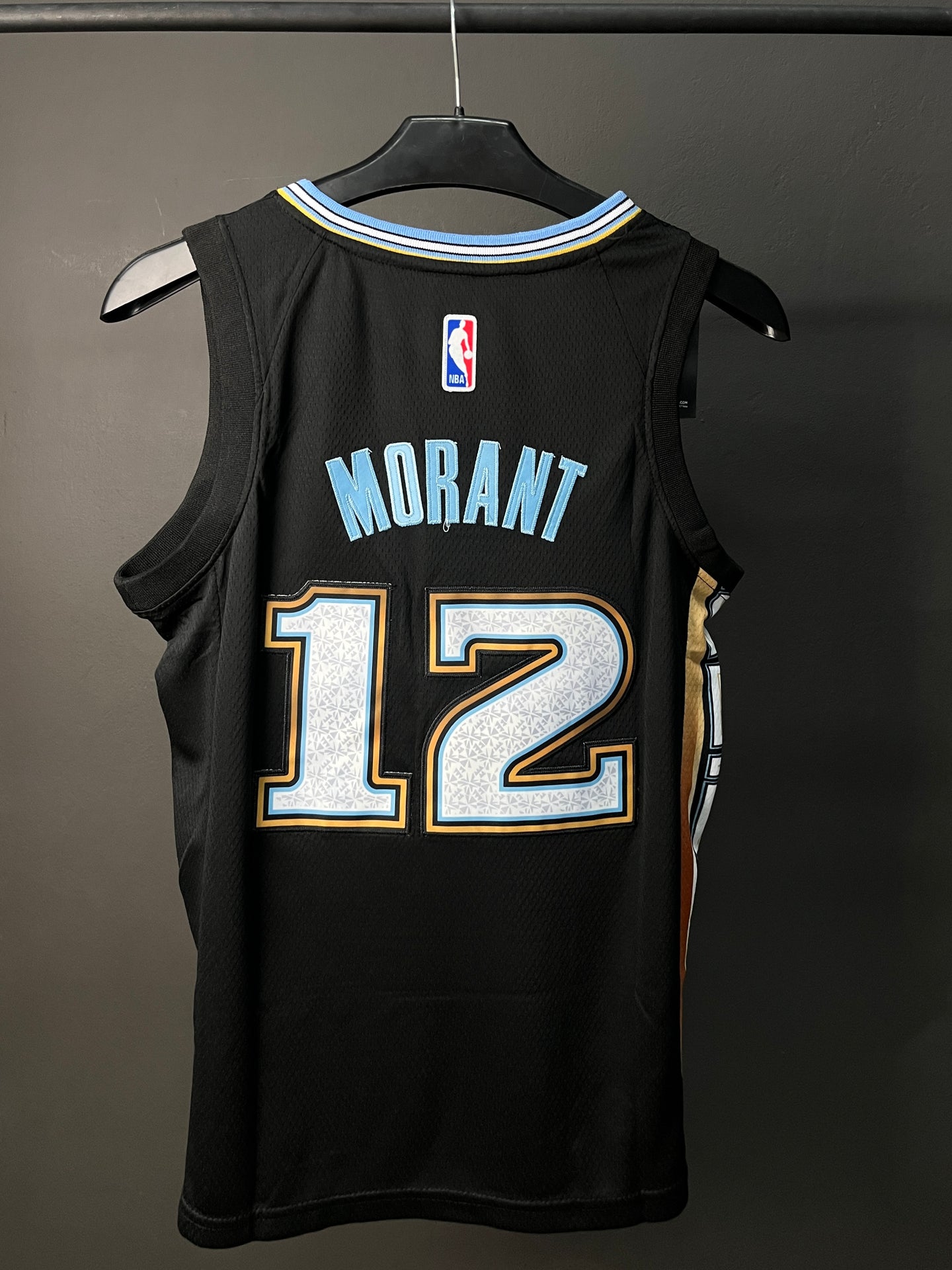 Morant 12 Black Memphis Grizzlies NBA Kids Jersey