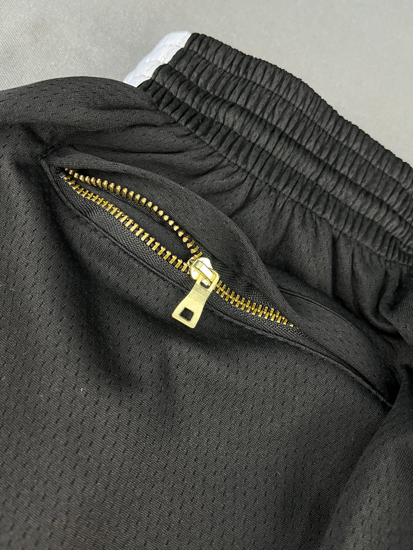 BROOKLYN Black Shorts Full Embroidery