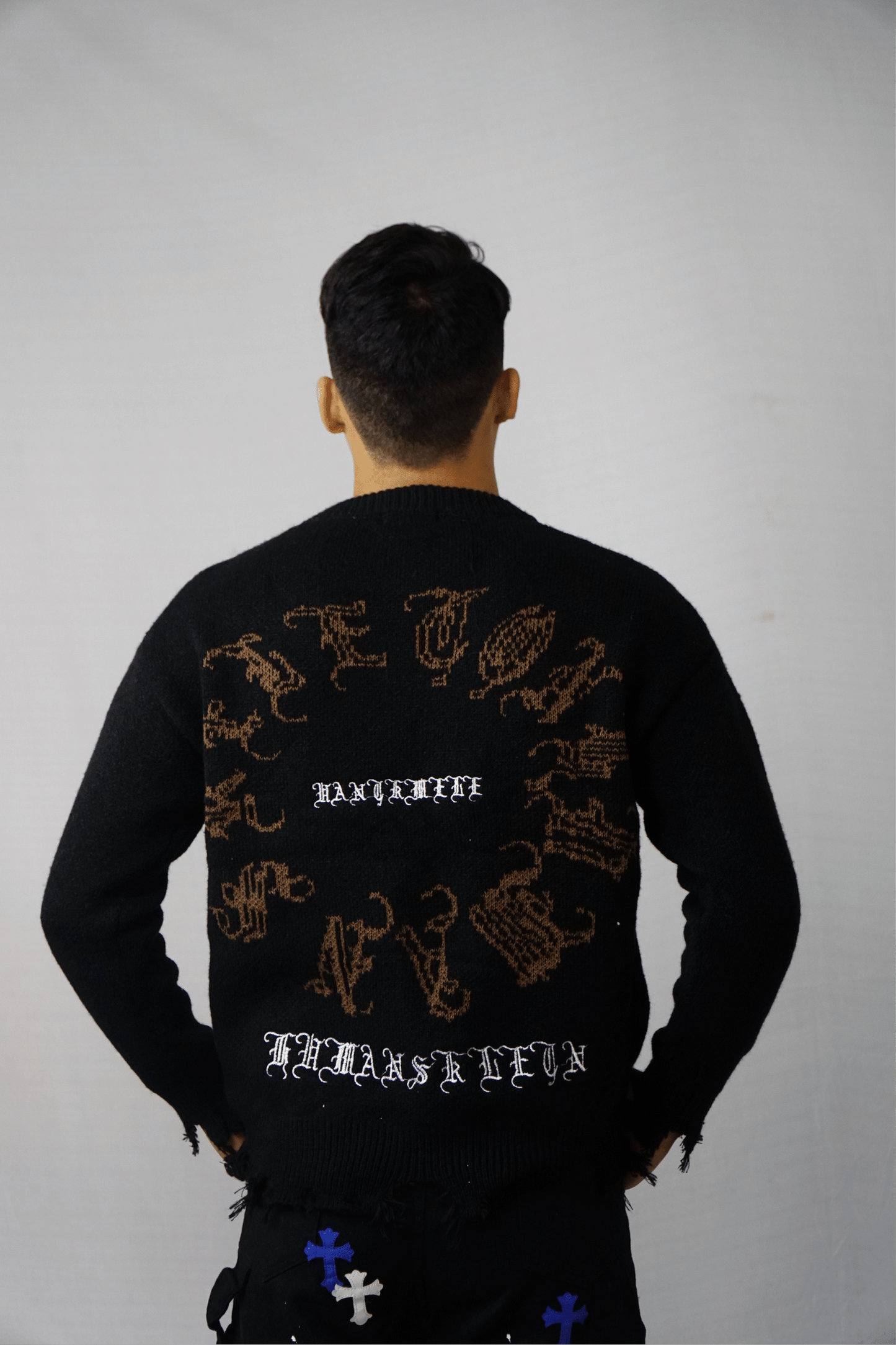 Skeleton Knitted Sweater