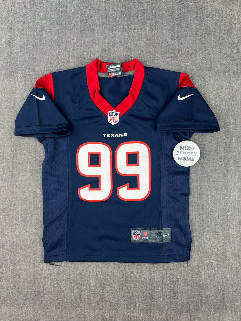 WATT 99 NAVY HOUSTON TEXANS NFL KIDS JERSEY