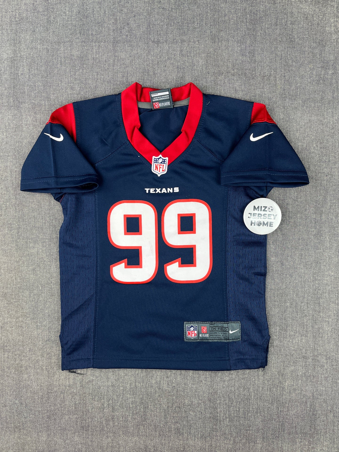WATT 99 NAVY HOUSTON TEXANS NFL KIDS JERSEY