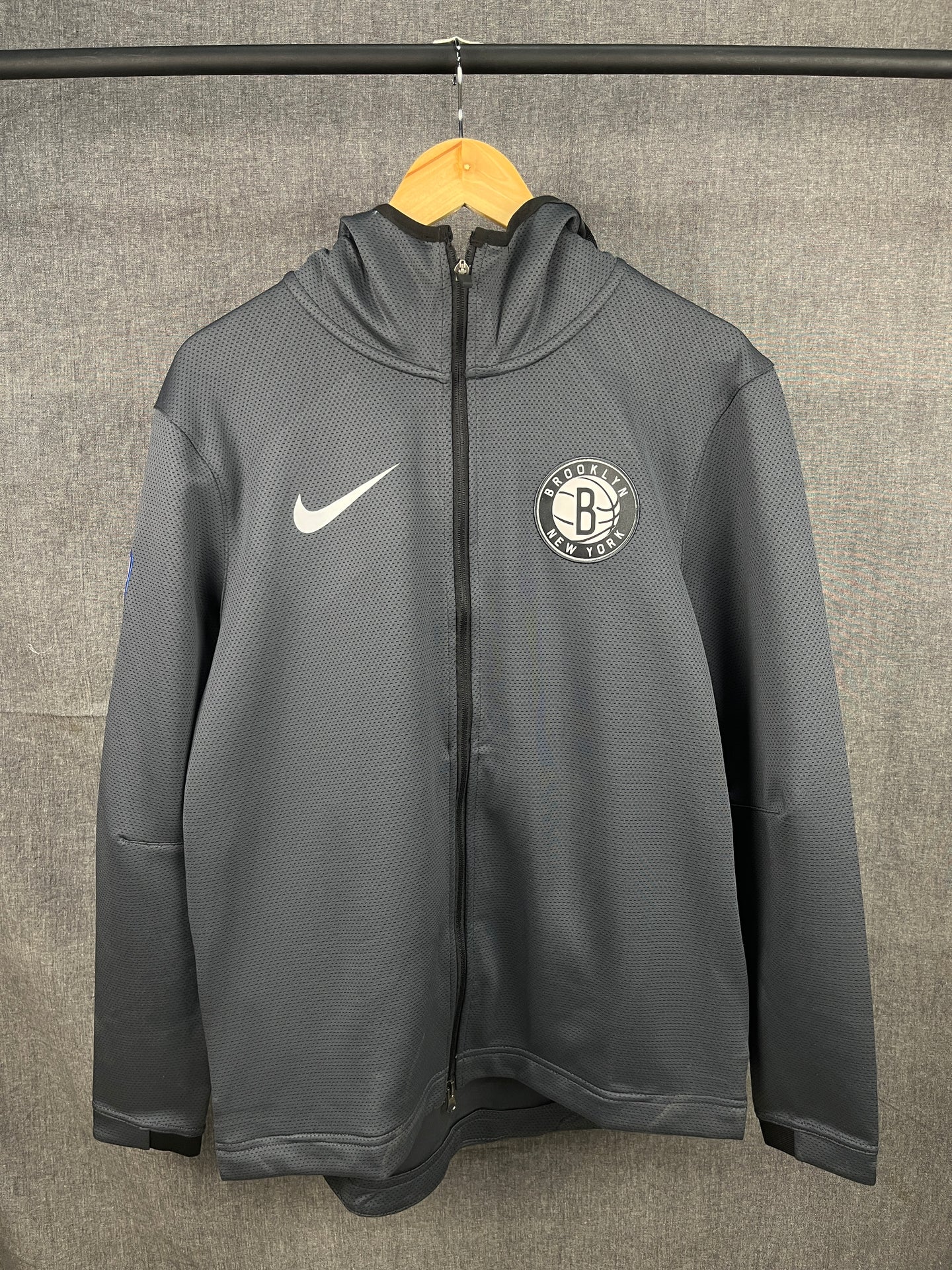 Brooklyn New York Dark Grey NBA Hoodie