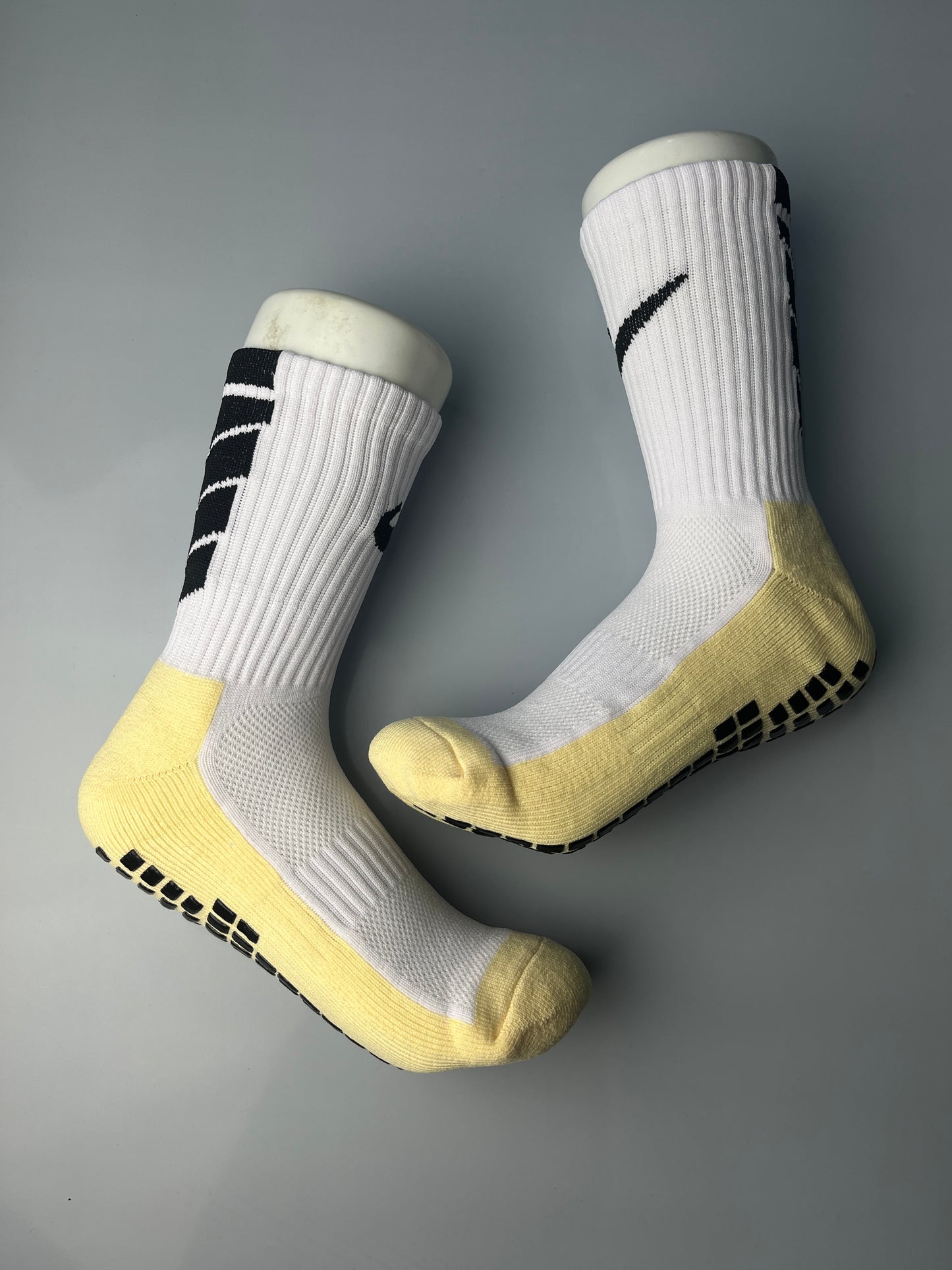 Nike White Grip Socks Crew