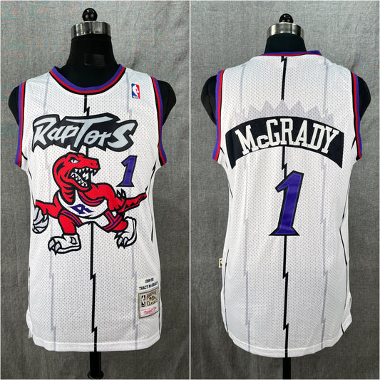 MCGRADY 1 White Toronto Raptors NBA Jersey