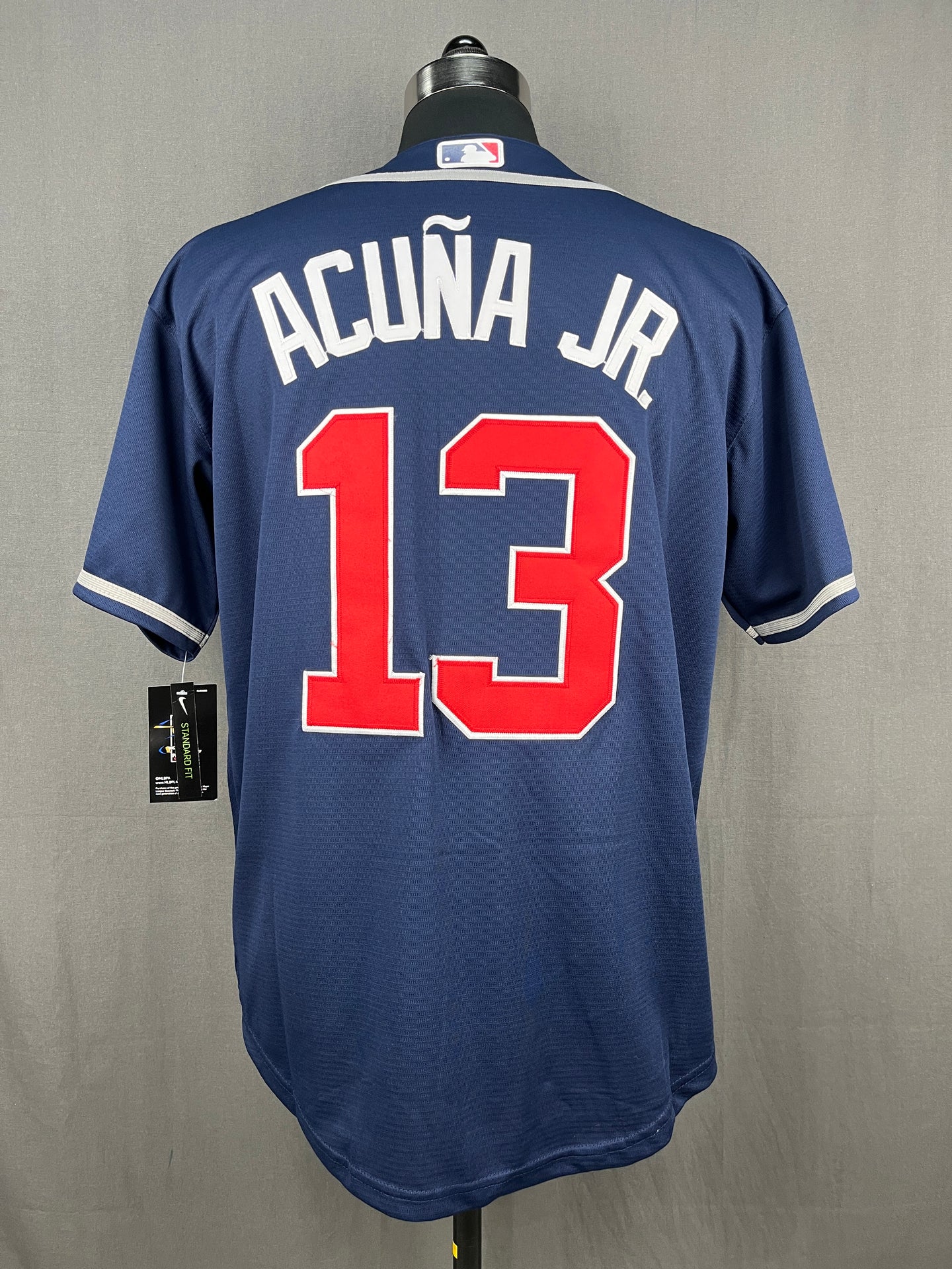 ACUÑA JR. 13 Navy Atlanta Braves MLB Jersey