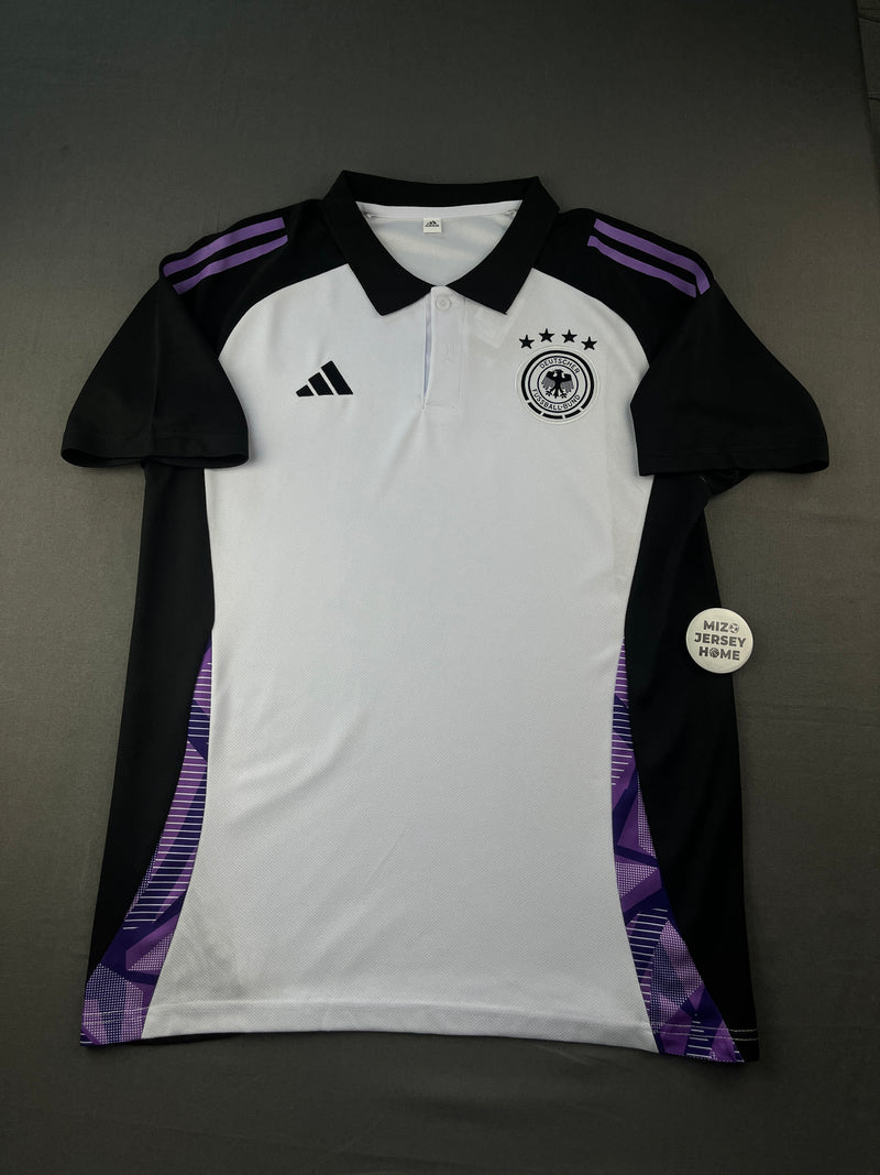 Germany White & Black Polo