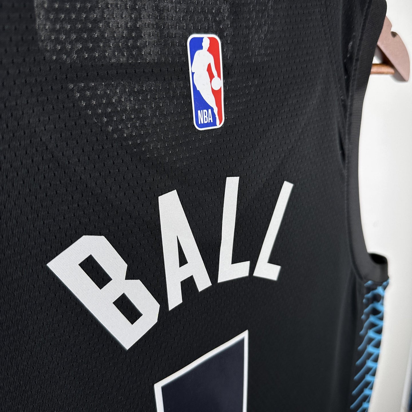 BALL 1 Black Buzzcity Heat Pressed Edition NBA Jersey