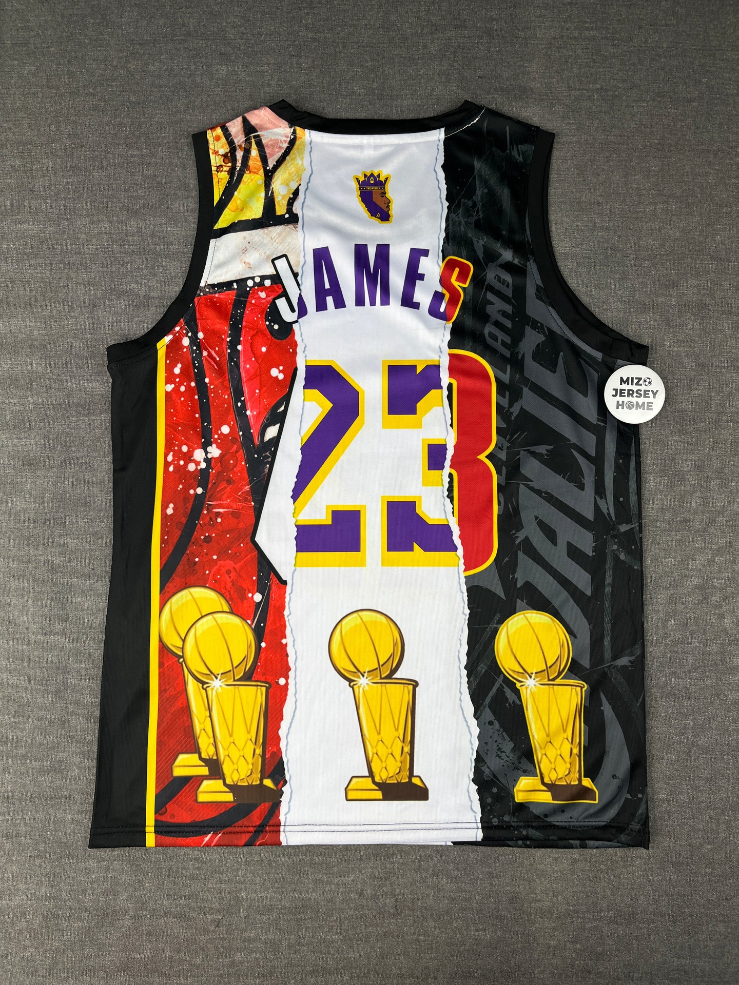 JAMES 23 Team NBA Jersey Sublimation