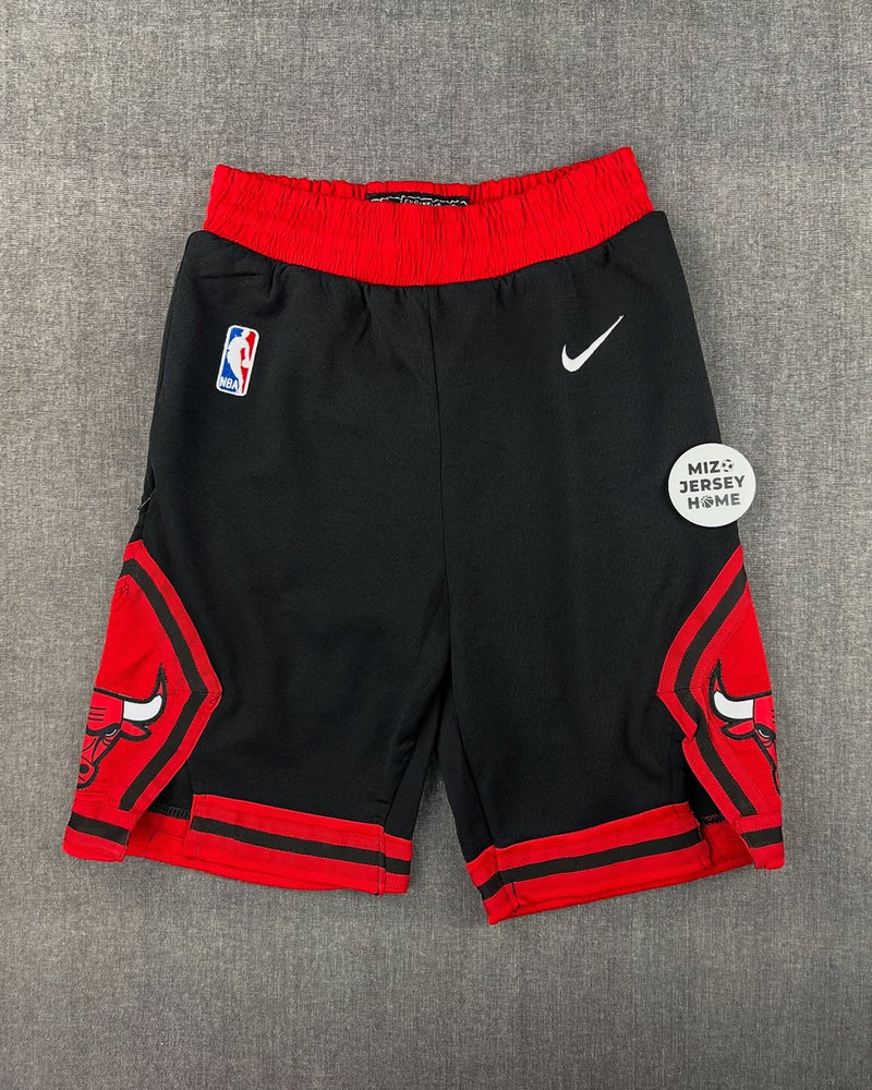 Nike Chicago Bulls Black Embroidery Shorts