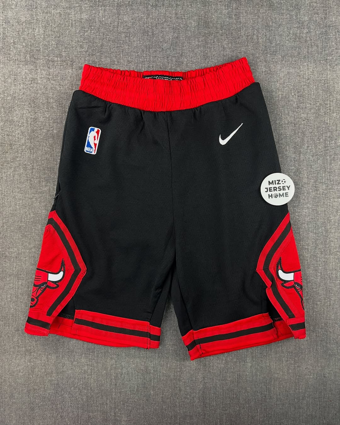 Nike Chicago Bulls Black Embroidery Shorts
