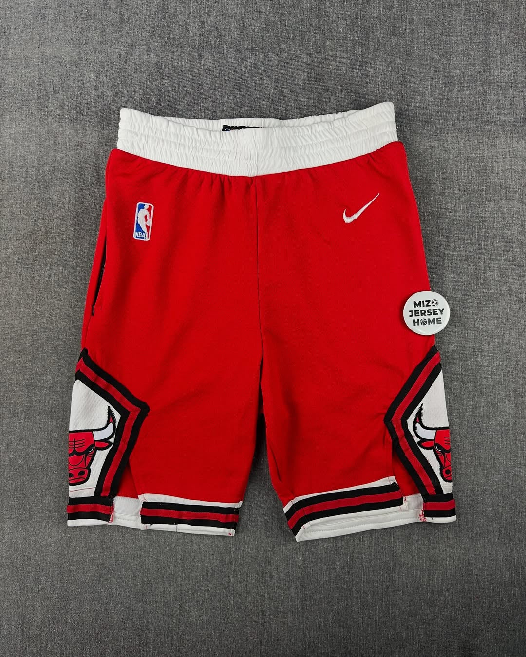 Nike Chicago Bulls Red Embroidery Shorts