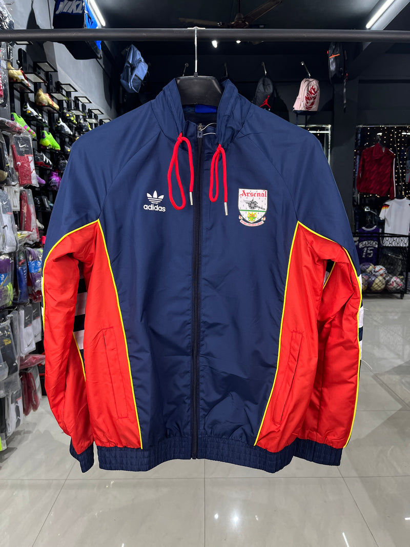 Arsenal Dark Blue & Red Windcheater Jacket