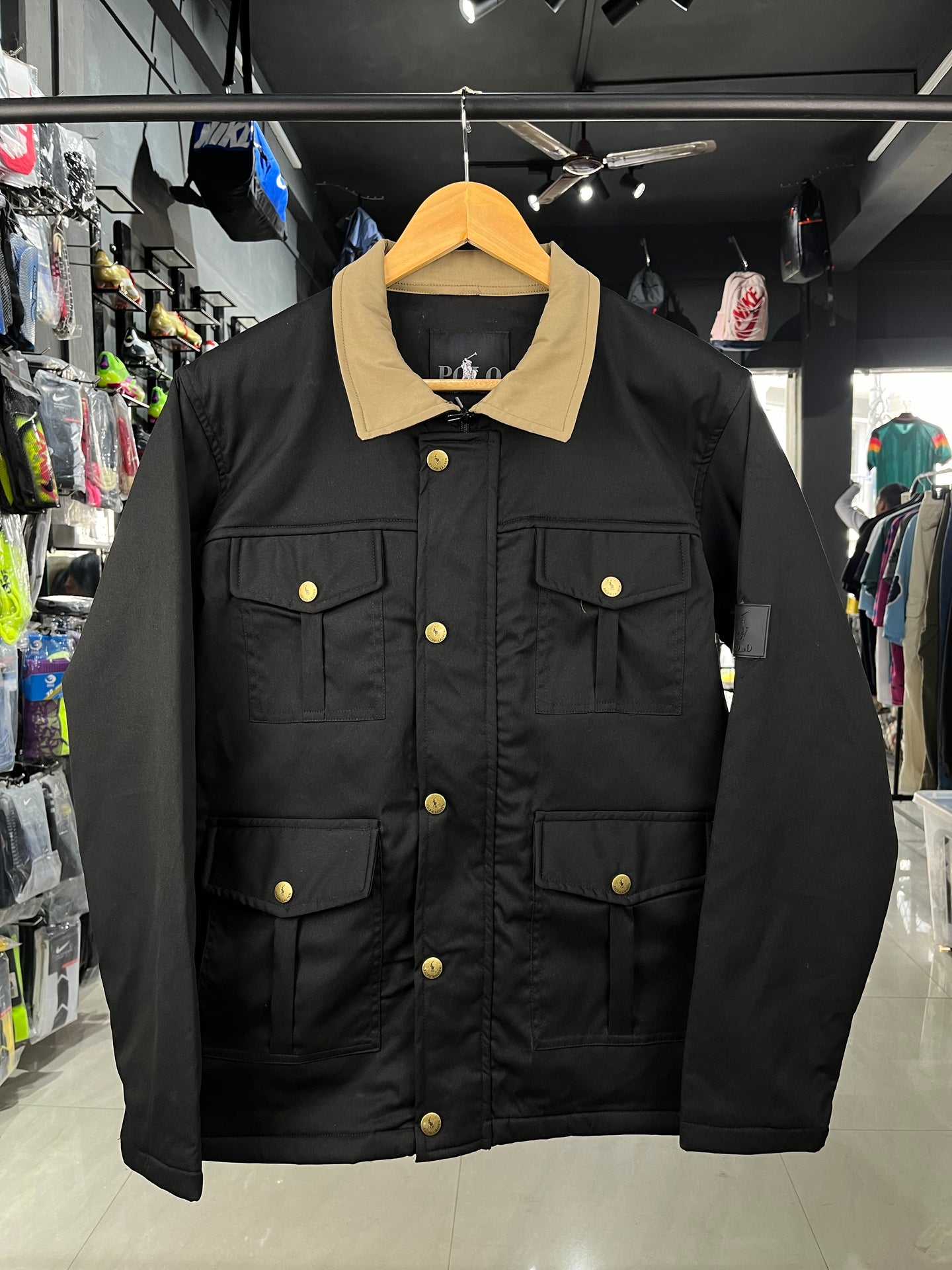Polo Black Shacket