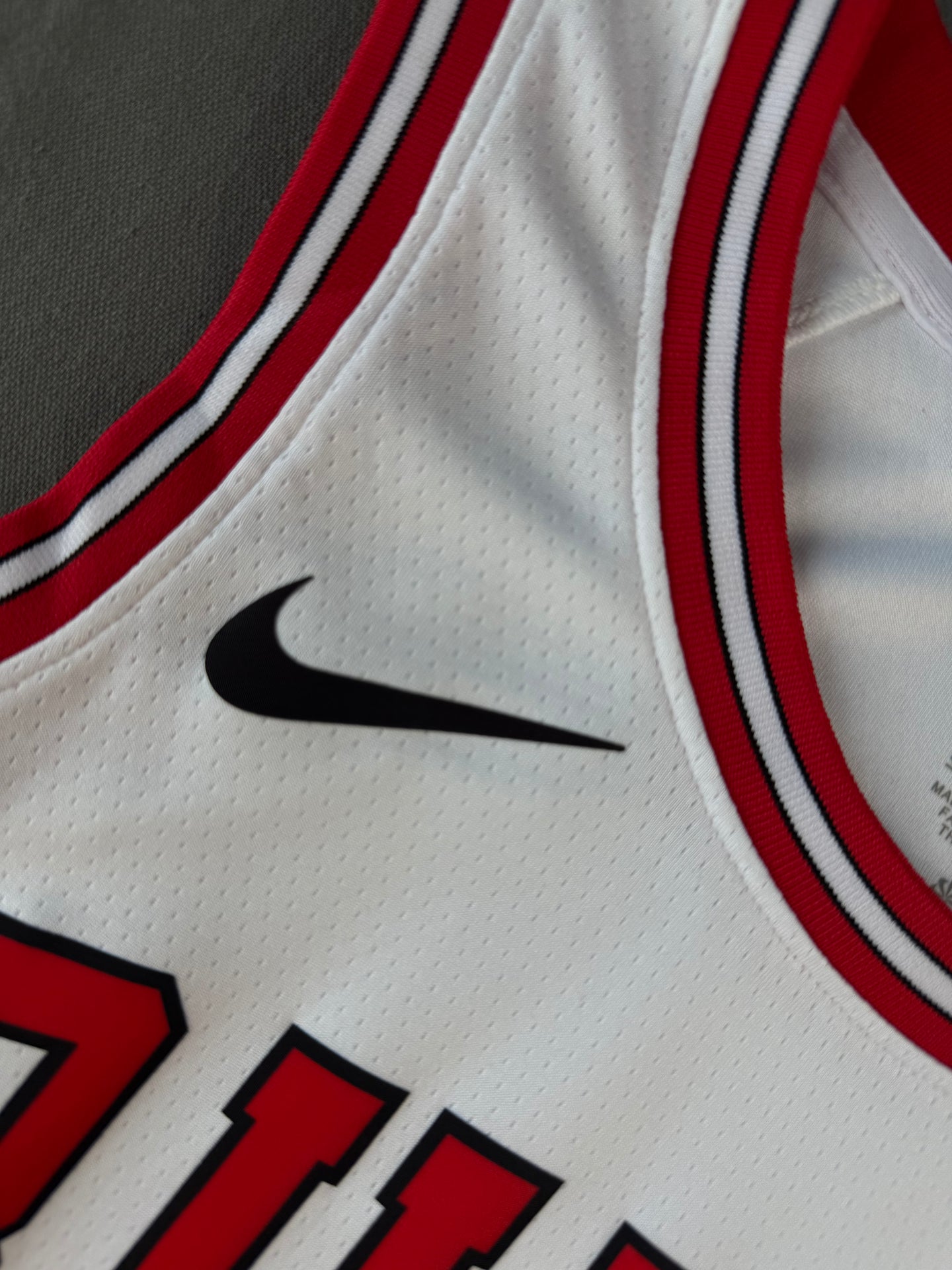 PHAM 73 White Chicago Bulls Heat Pressed Edition NBA Jersey