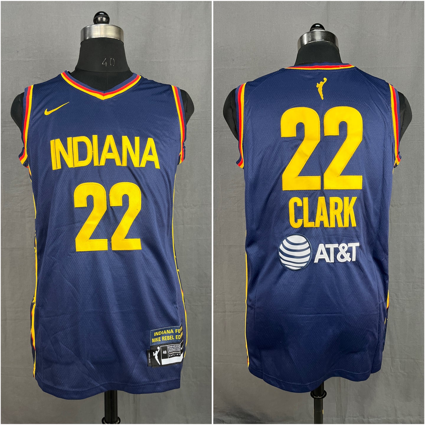 Clark 22 Indiana Dark Blue NBA Jersey