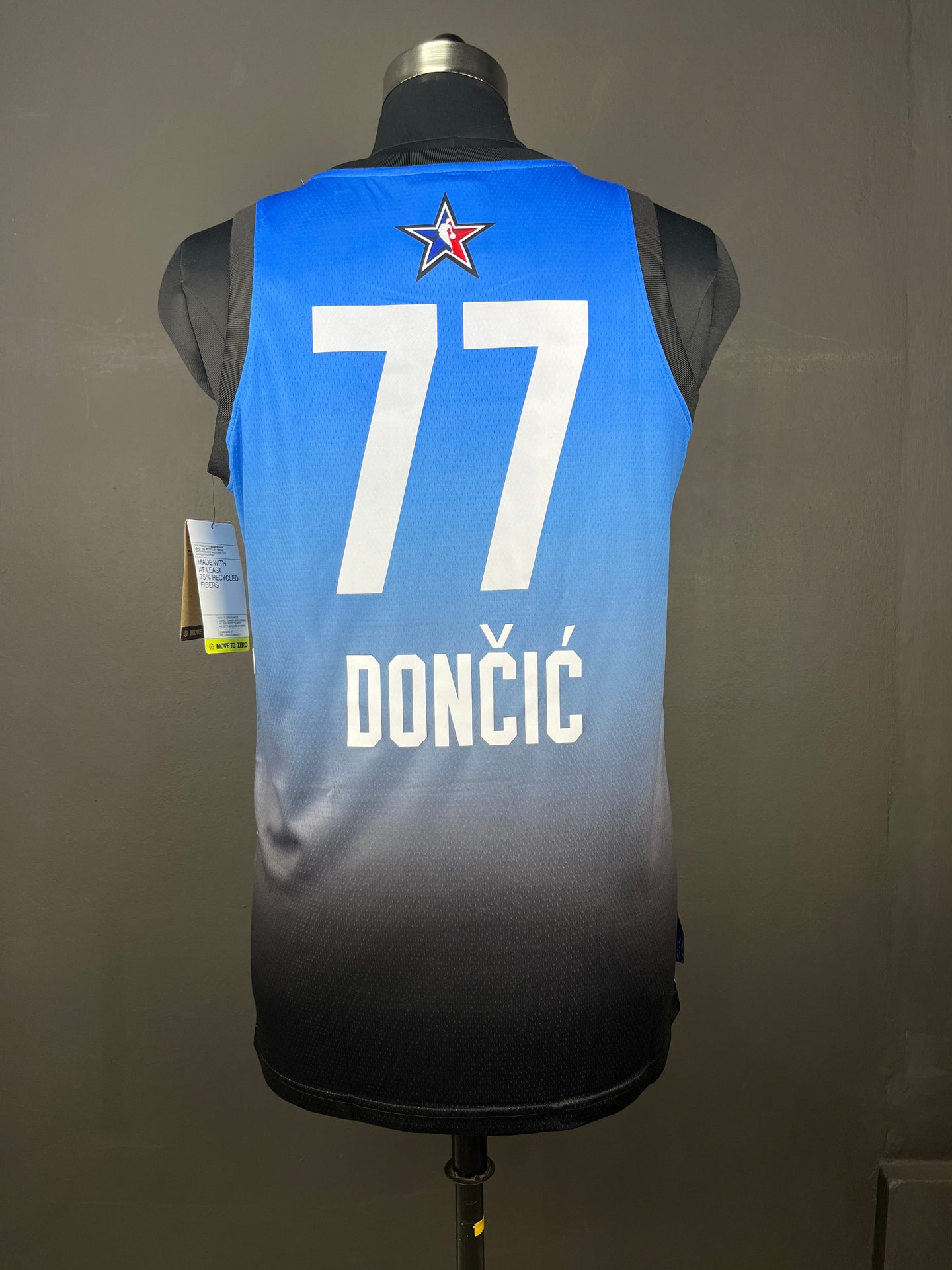 Doncic 77 Blue All Star NBA Heat Pressed Edition