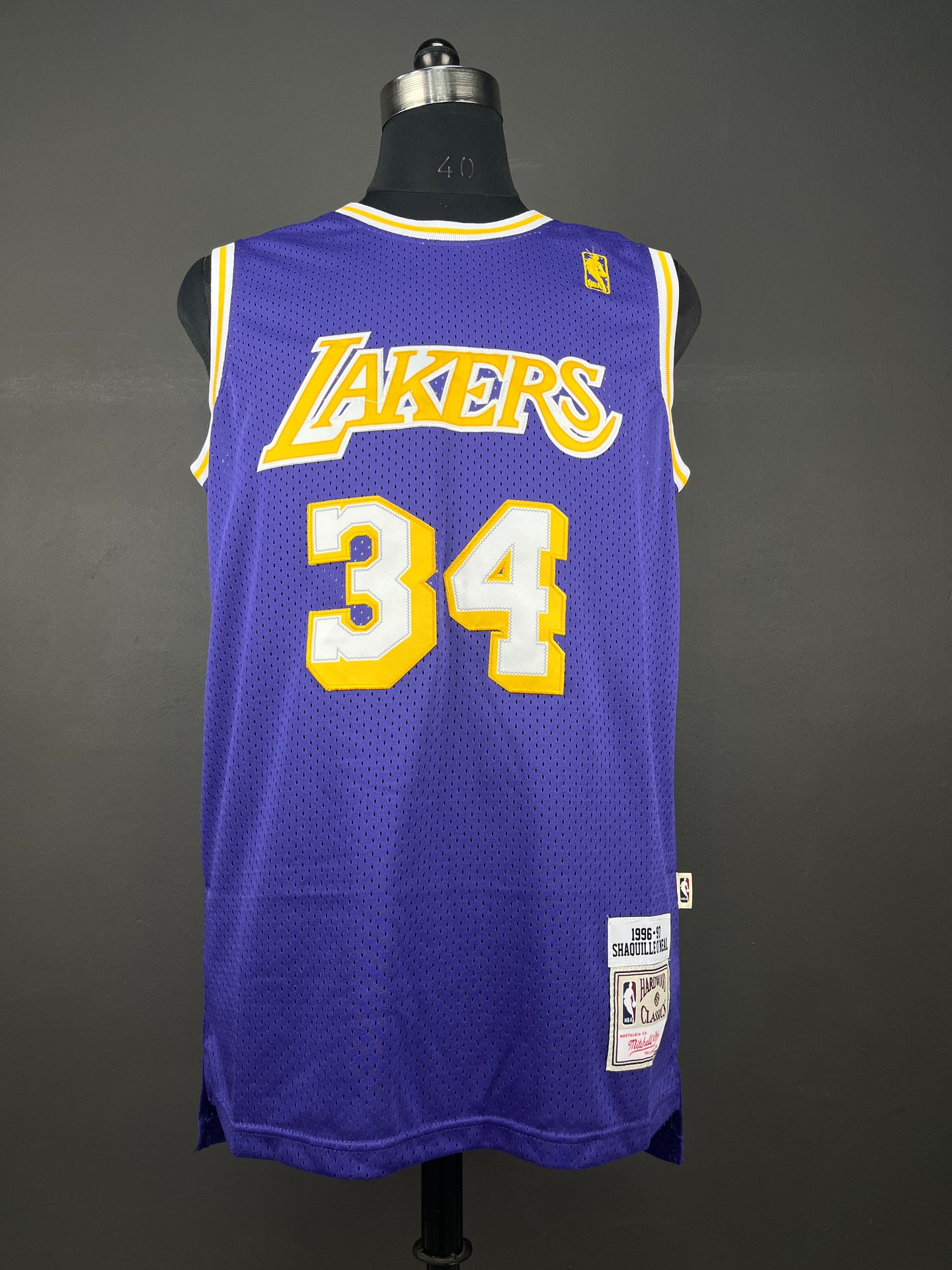 O'NEAL 34 Purple Los Angeles Lakers NBA Jersey