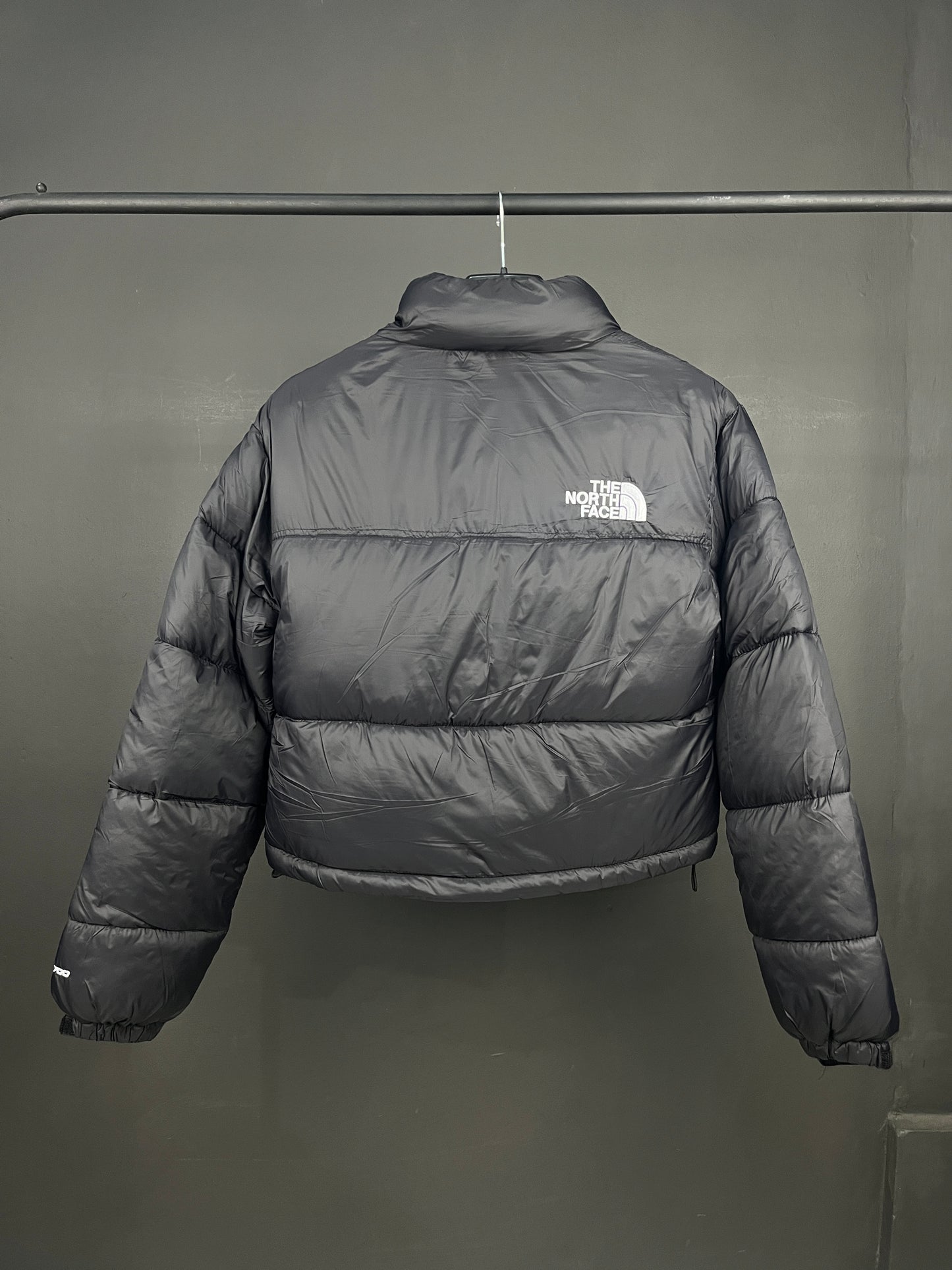 The North Face Cropped Black Puffer Jacket