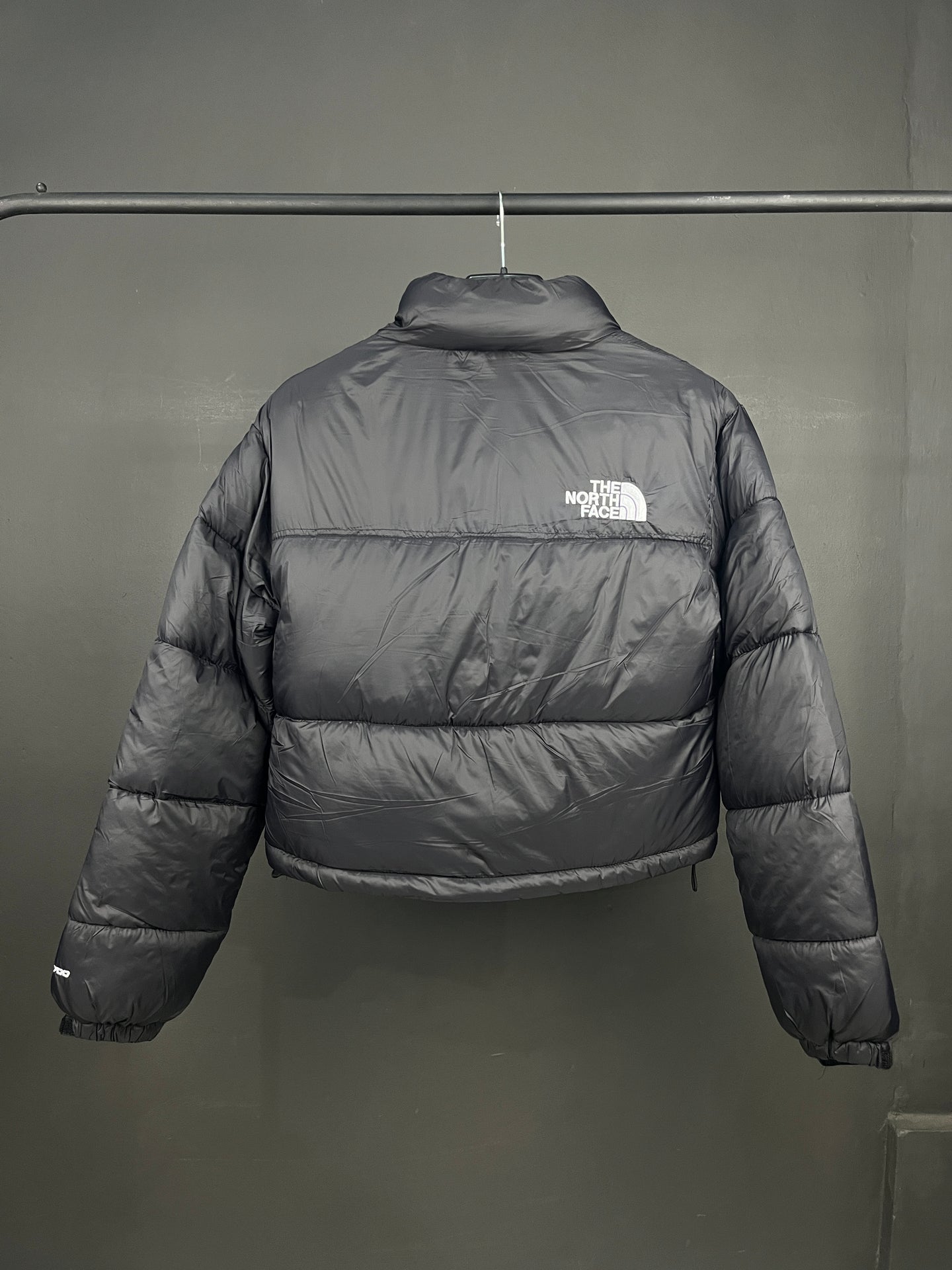 The North Face Cropped Black Puffer Jacket