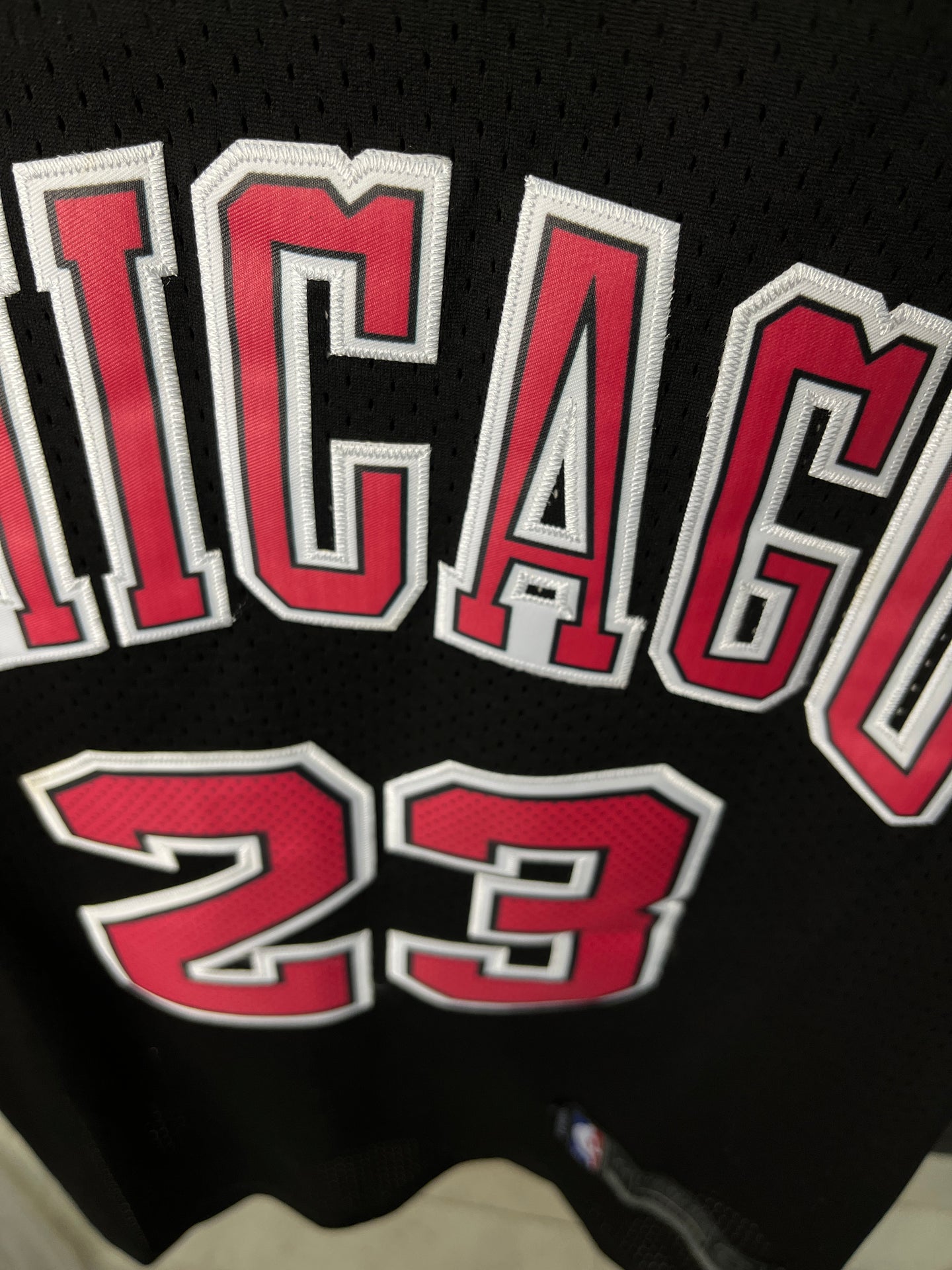 Jordan 23 Chicago Bulls Black NBA Jersey