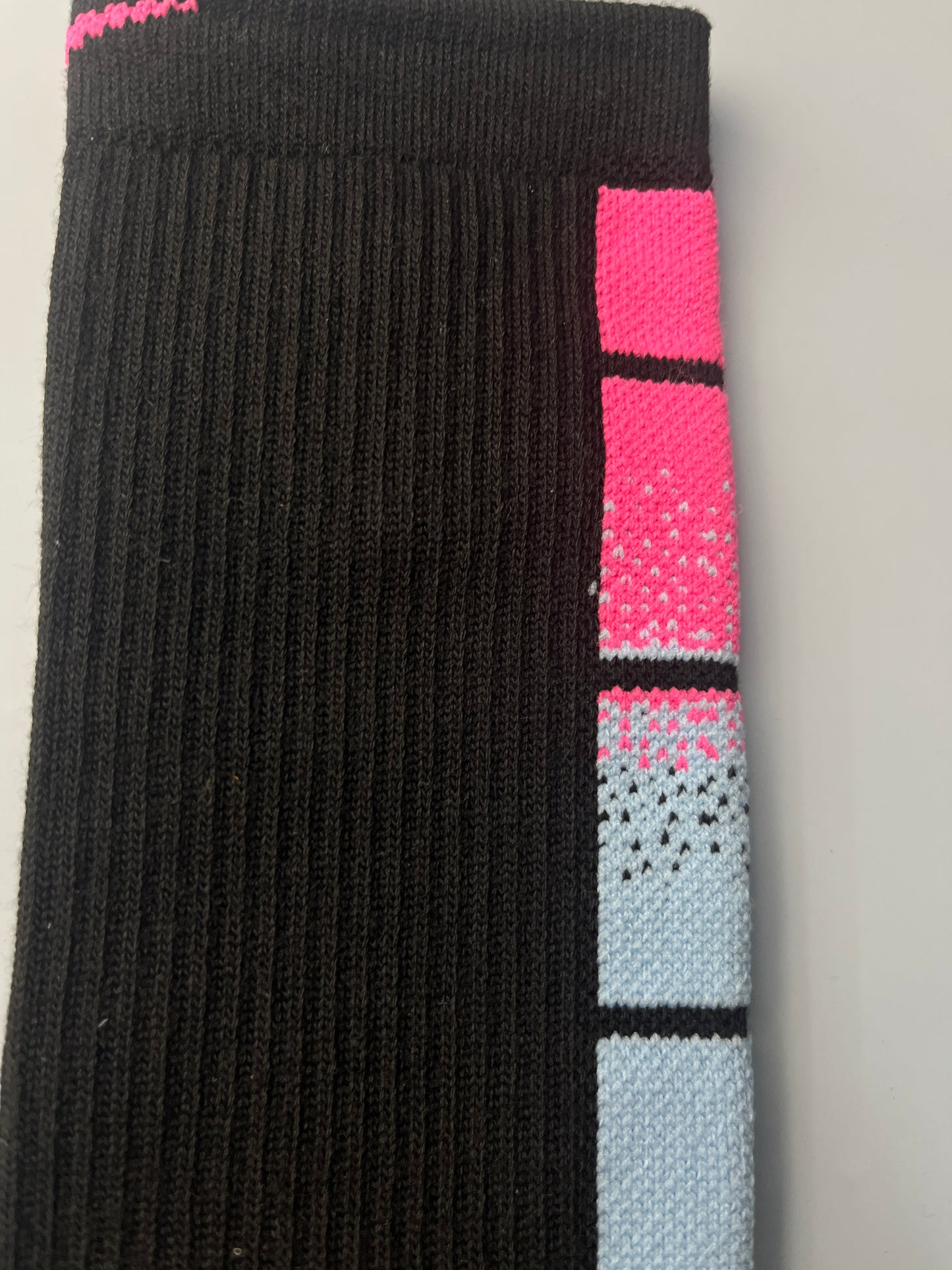 NBA Black & Pink Green Crew Socks